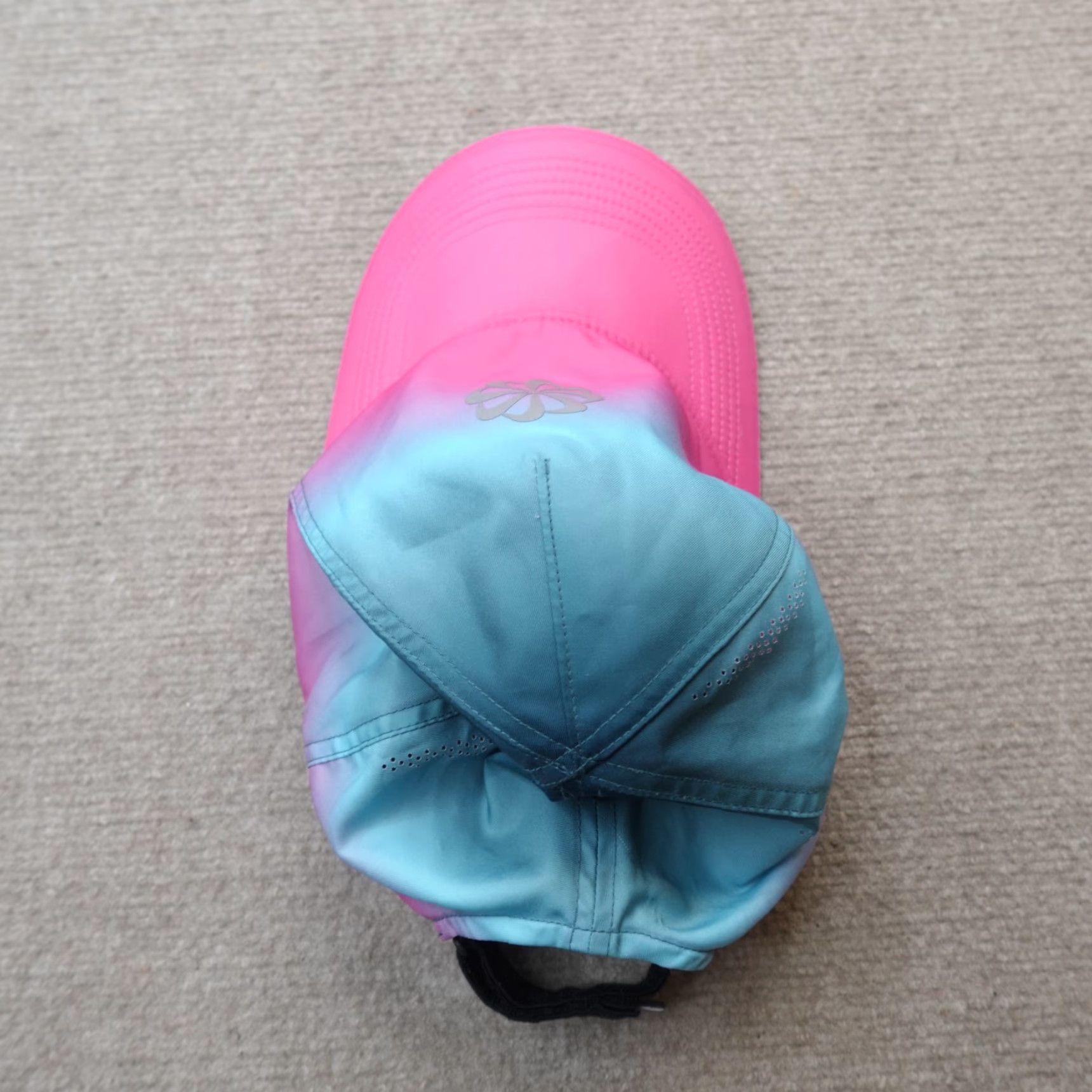 Nike Nike Hat Baseball Cap One Size Blue Ombre Aerobill Strapback Running Featherlight Mens Size ONE SIZE - 3 Thumbnail
