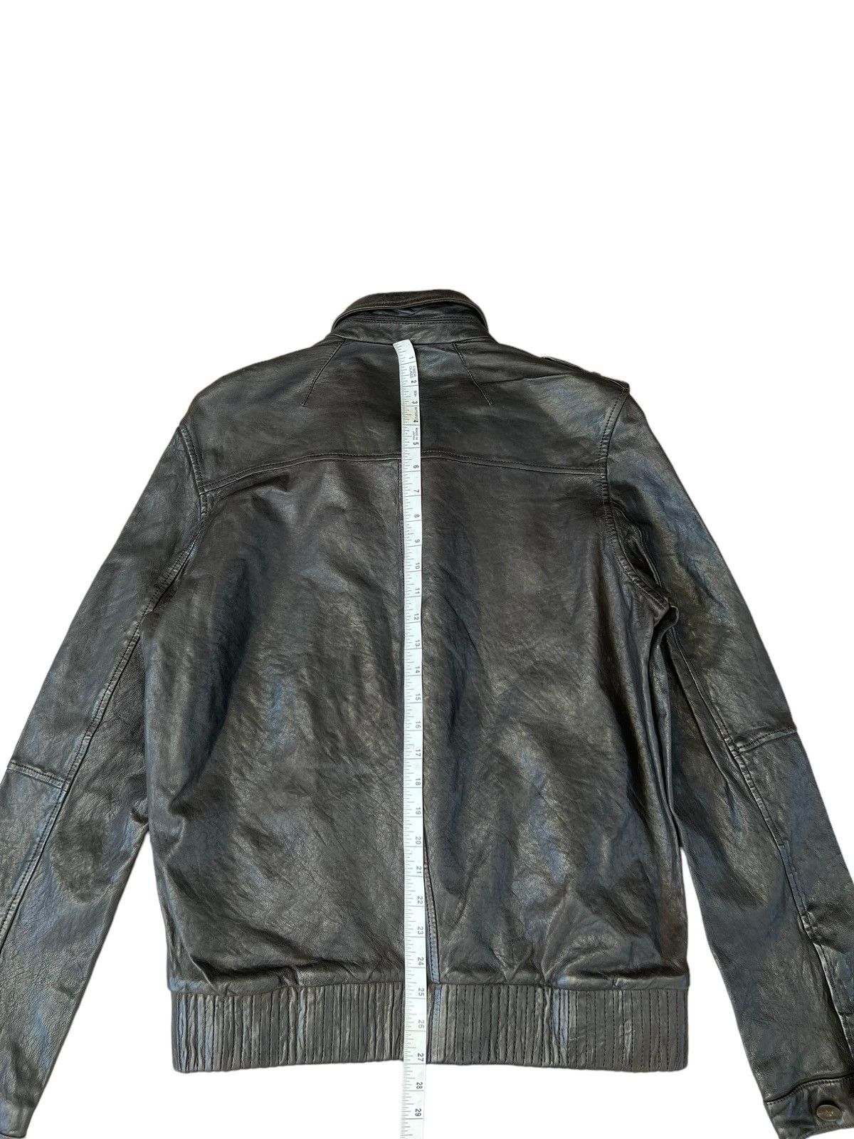 Allsaints SS 08 AllSaints Spitalfields Patina Leather Snitch Jacket Size US M / EU 48-50 / 2 - 5 Thumbnail
