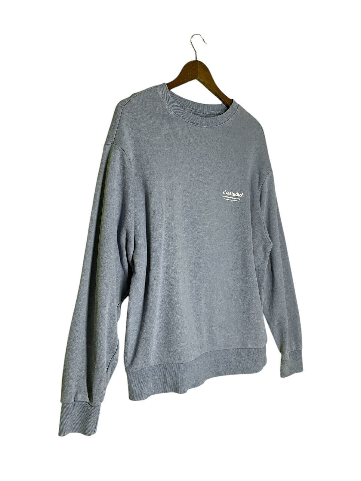 Vivastudio VIVA STUDIO CREWNECK SMALL LOGO PRINTED SWEATSHIRT SIZE L Size US L / EU 52-54 / 3 - 2 Thumbnail