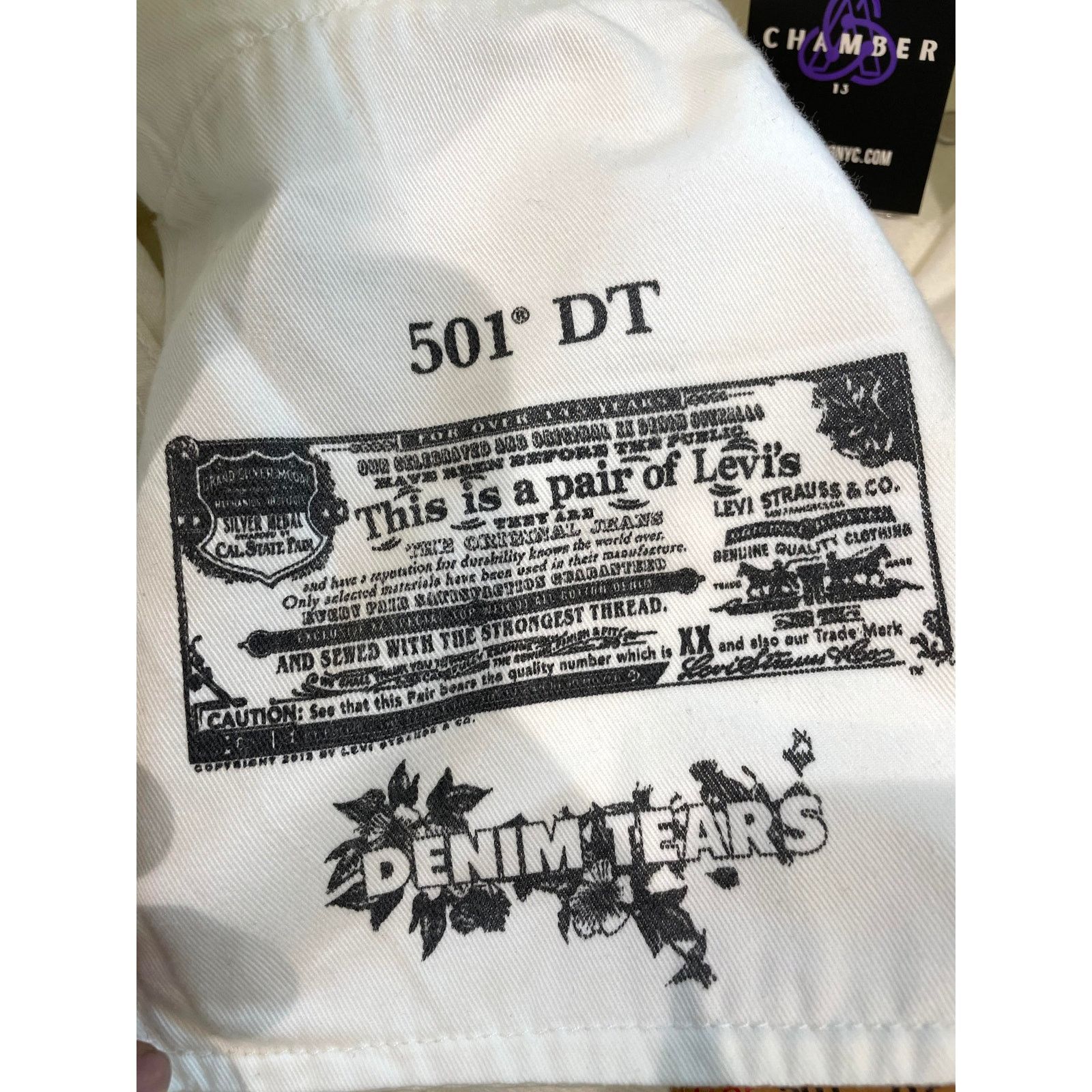DENIM TEARS Denim Tears Cotton Wreath Jean White Size US 34 / EU 50 - 5 Thumbnail