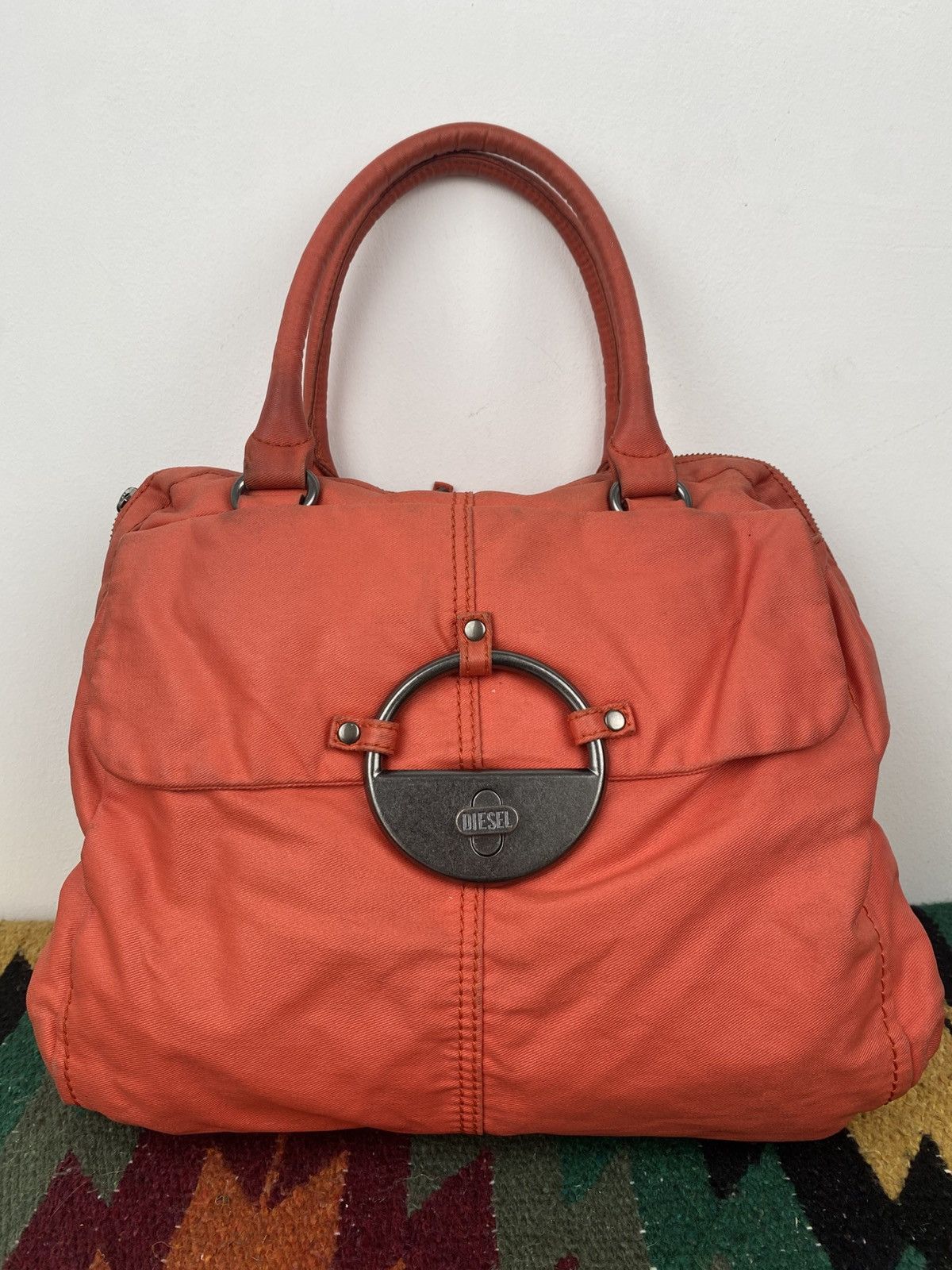 Diesel Y2K 2000's Diesel Metal Ring Handle Bag Size ONE SIZE - 2 Thumbnail