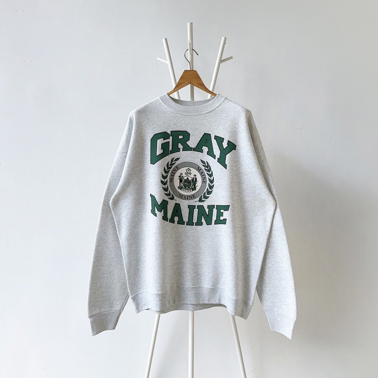 Fruit Of The Loom 90s University of Maine, Gray sweatshirt/ XL Size US XL / EU 56 / 4 - 1 Thumbnail