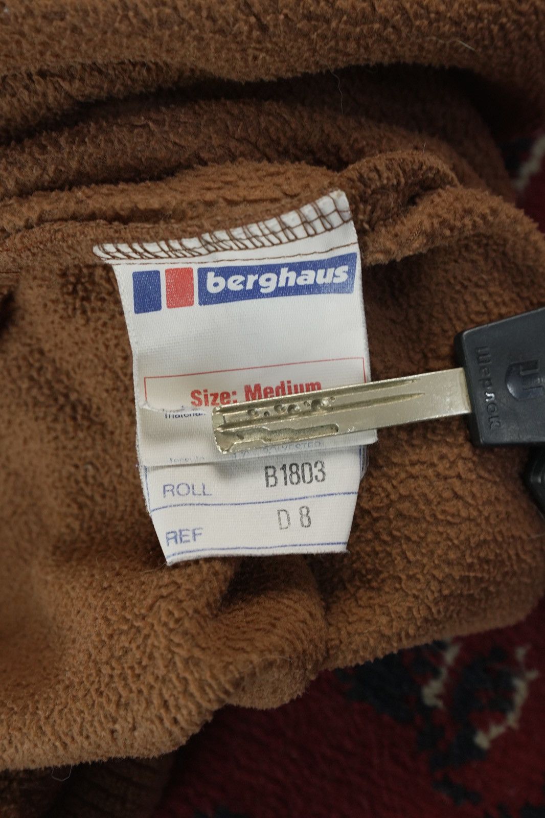 Berghaus Vintage 1990s Berghaus Corded Sweater 1/4 Zip Fleece Jacket Size US L / EU 52-54 / 3 - 8 Thumbnail