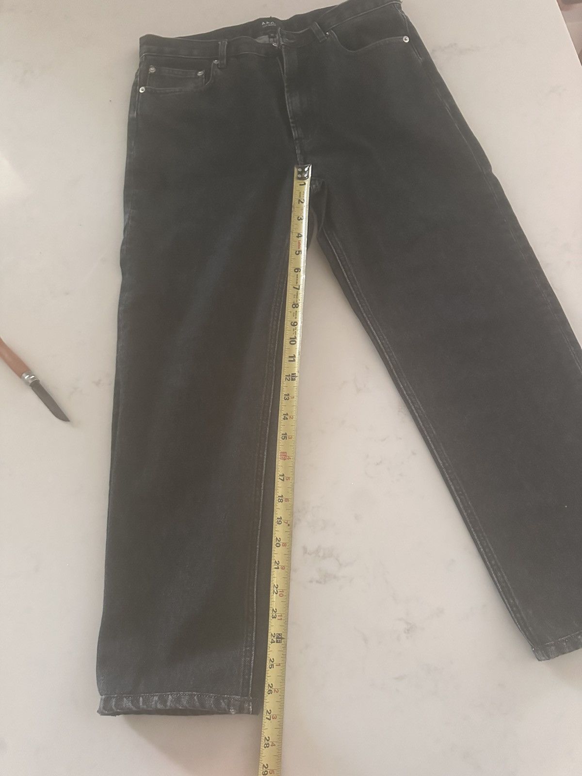 A.P.C. APC black martin jean Size US 30 / EU 46 - 5 Thumbnail