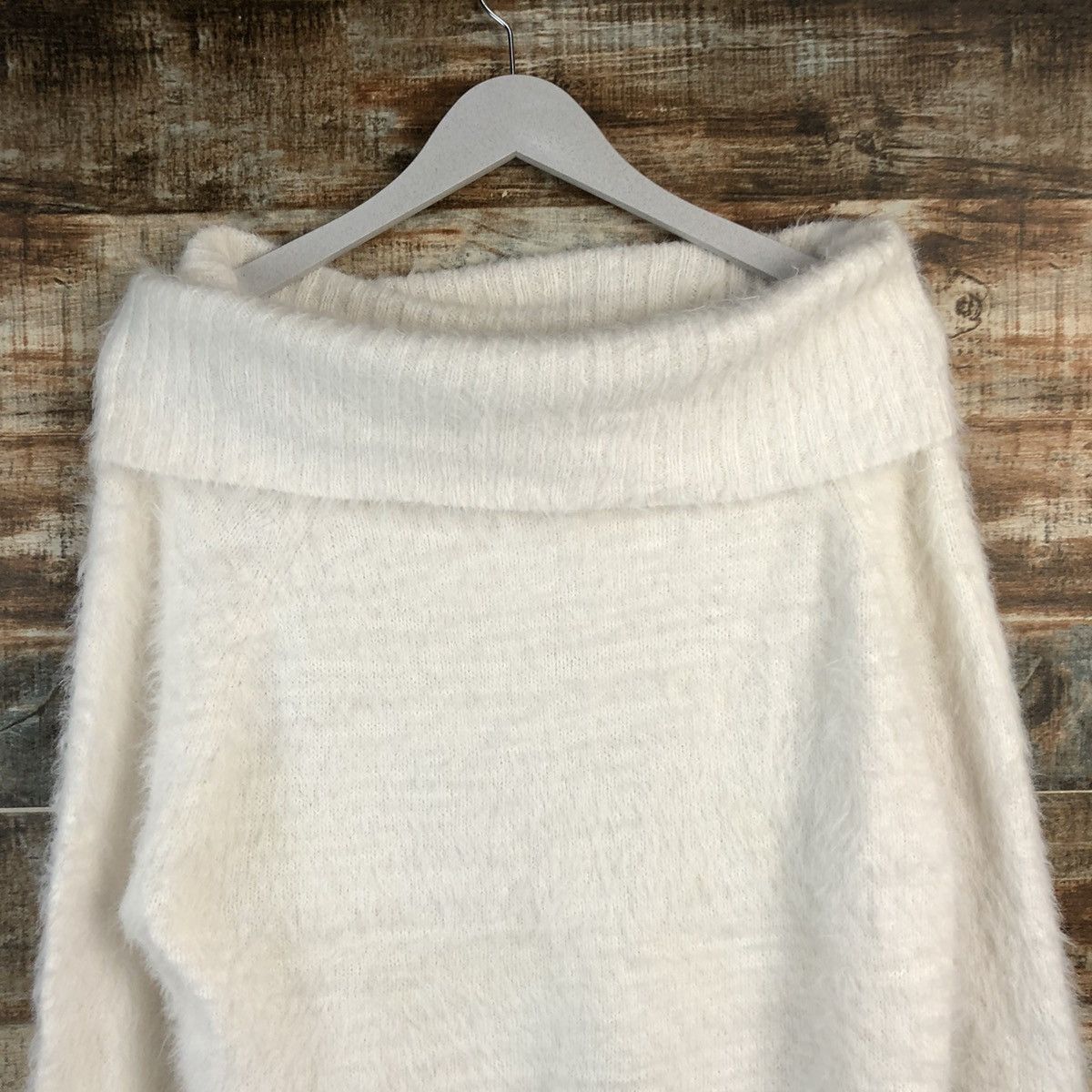 Homespun Knitwear DLL Khalita Turtle Neck Mohair fur shaggy Knitwear #C232 Size M / US 6-8 / IT 42-44 - 5 Thumbnail