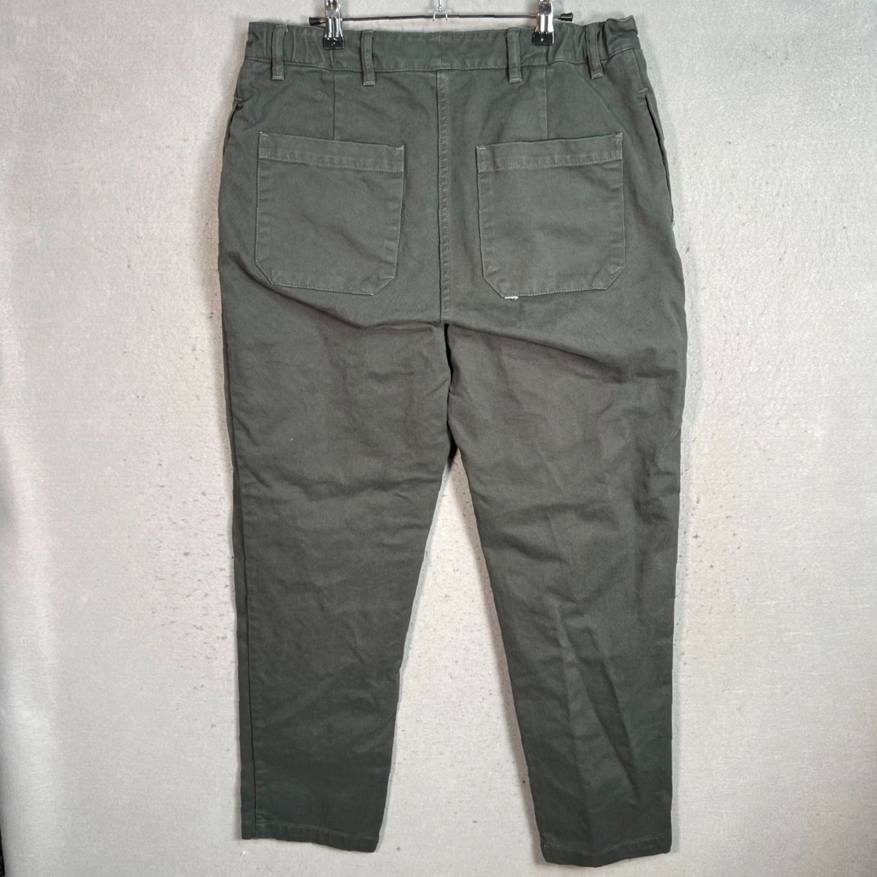 Vintage VINTAGE Bonne Amsterdam Chinos Pants Mens XL Gray Cotton Tapered Front Flat 30 Inseam 34 Waist Mens Size US 36 / EU 52 - 2 Thumbnail