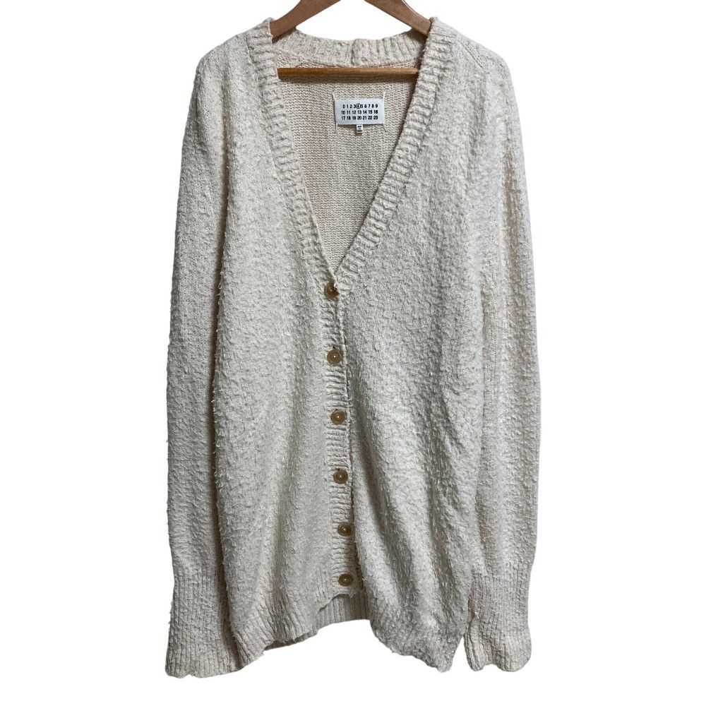 Maison Margiela Maison Margiela Shaggy Knit Cardigan Textile Tops DUTY FREE for USA