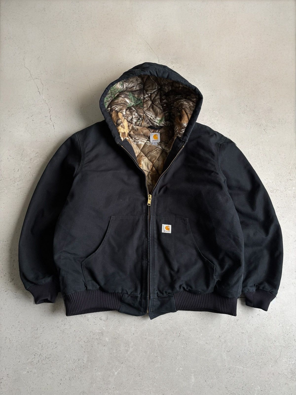 Carhartt Active Jacket Vintage Black | Grailed