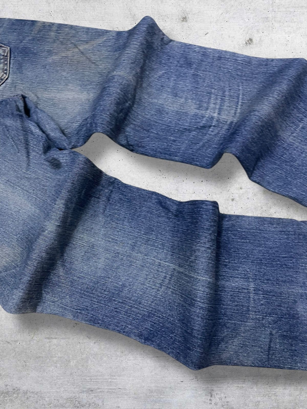 Edwin VINTAGE EDWIN DESIGNER 90S JAPAN MUDWASH DISTRESSED OG DENIM Size US 33 - 13 Thumbnail