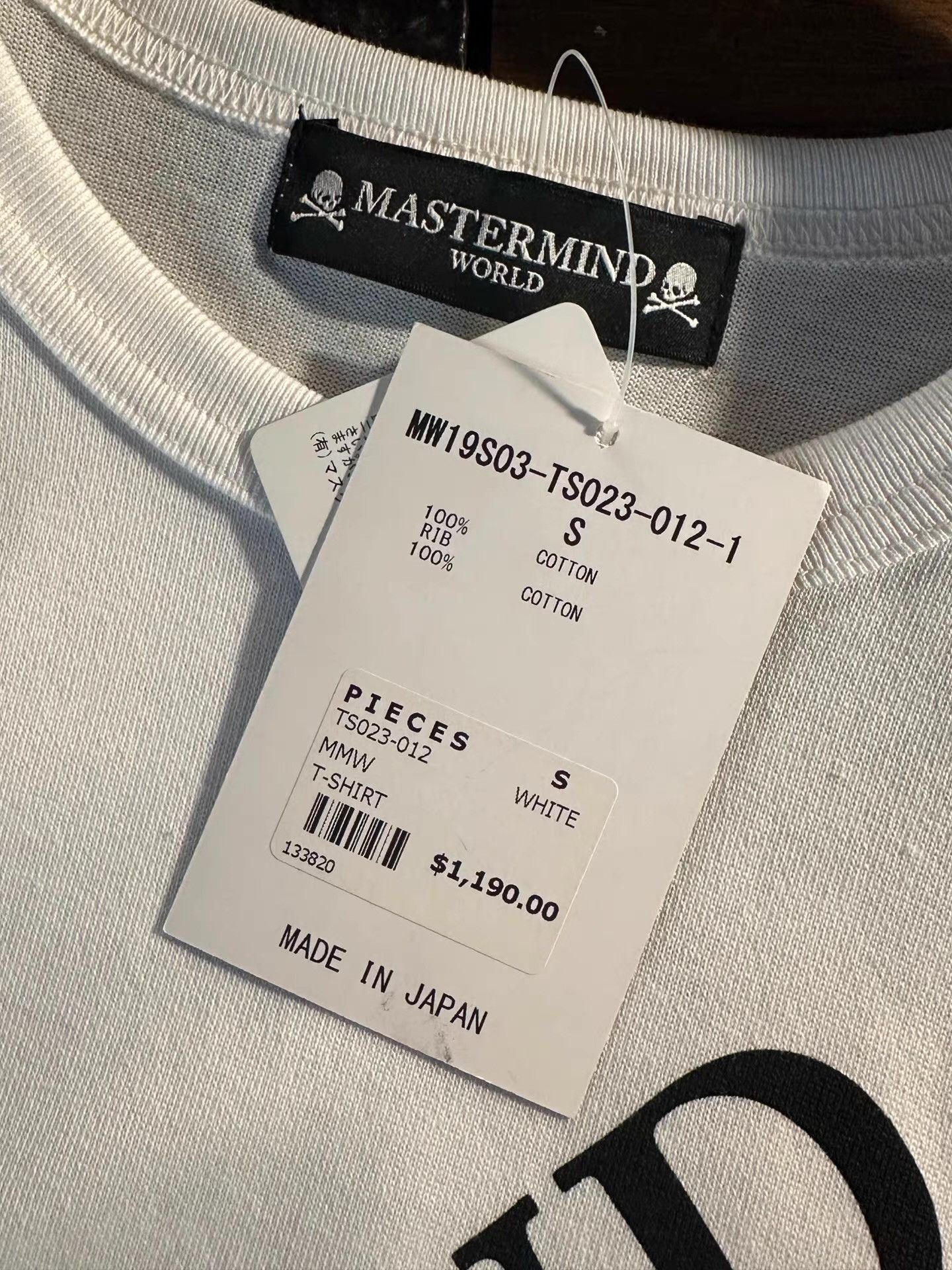 Mastermind World MASTERMIND WORLD AW19 Logo‑Print T‑Shirt, Ｑ25 Size US S / EU 44-46 / 1 - 2 Thumbnail