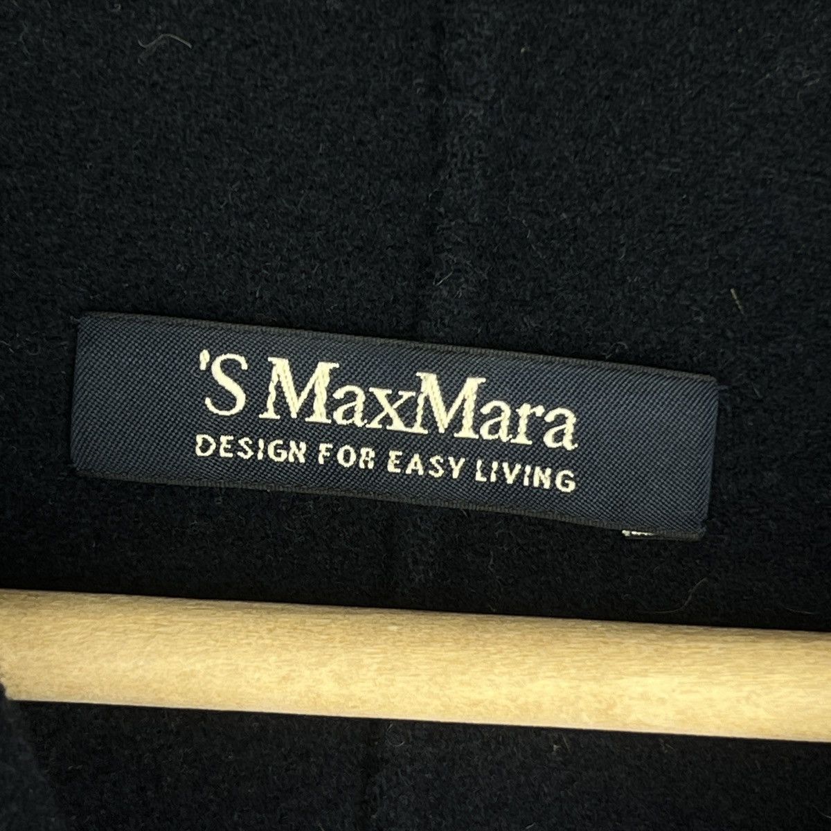 Designer × Max Mara 💥MAX MARA DOUBLE BREASTED RICH NAVY LONG WOOL COAT Size M / US 6-8 / IT 42-44 - 5 Thumbnail
