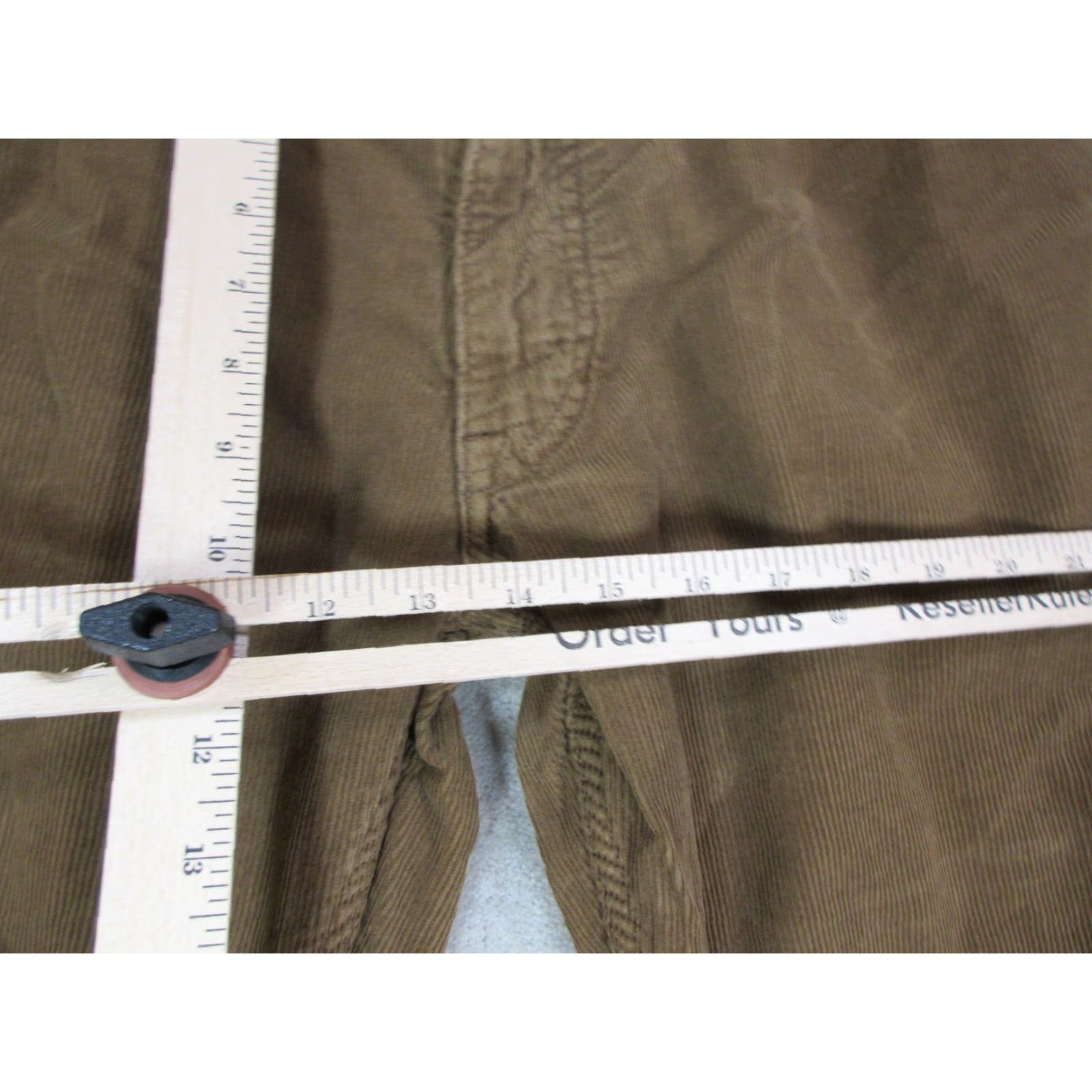Polo Ralph Lauren Polo Ralph Lauren Pants Mens 36x32 Corduroy Brown Chinos Flat Front Trousers Square Logo Casual Autumn Winter Spring Summer Size US M / EU 48-50 / 2 - 7 Thumbnail