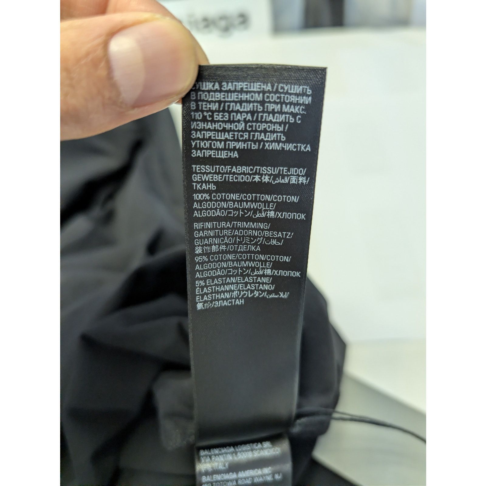 Balenciaga o1rshd1 Vintage Burning Unity Oversized Jersey T-Shirt Black Size US L / EU 52-54 / 3 - 19 Thumbnail