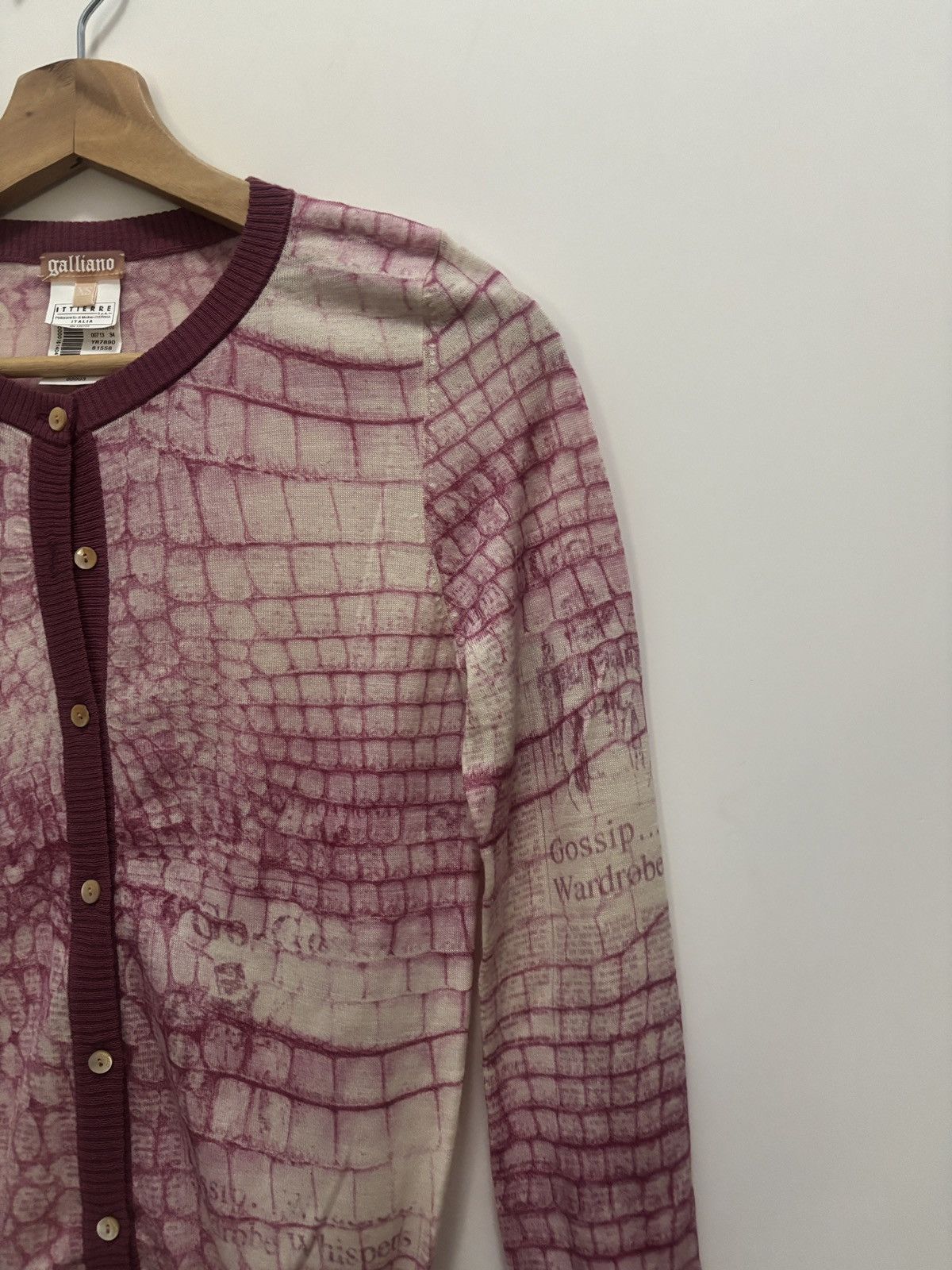 John Galliano Galliano knit jacket cardigan Xs Size XS / US 0-2 / IT 36-38 - 5 Thumbnail