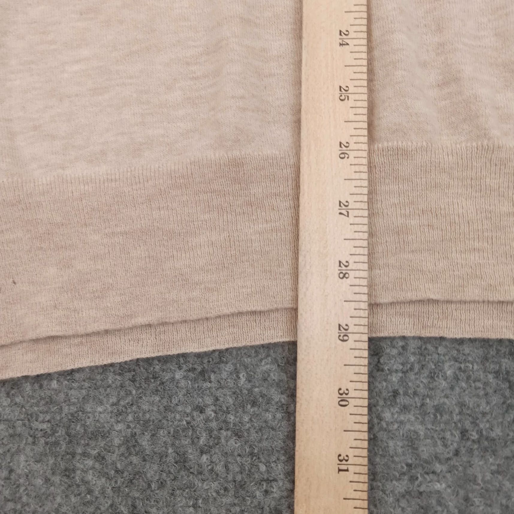 Lord & Taylor Lord Taylor Womens Sweater XL Extra Large Beige V Neck Pullover Size XL / US 12-14 / IT 48-50 - 3 Thumbnail