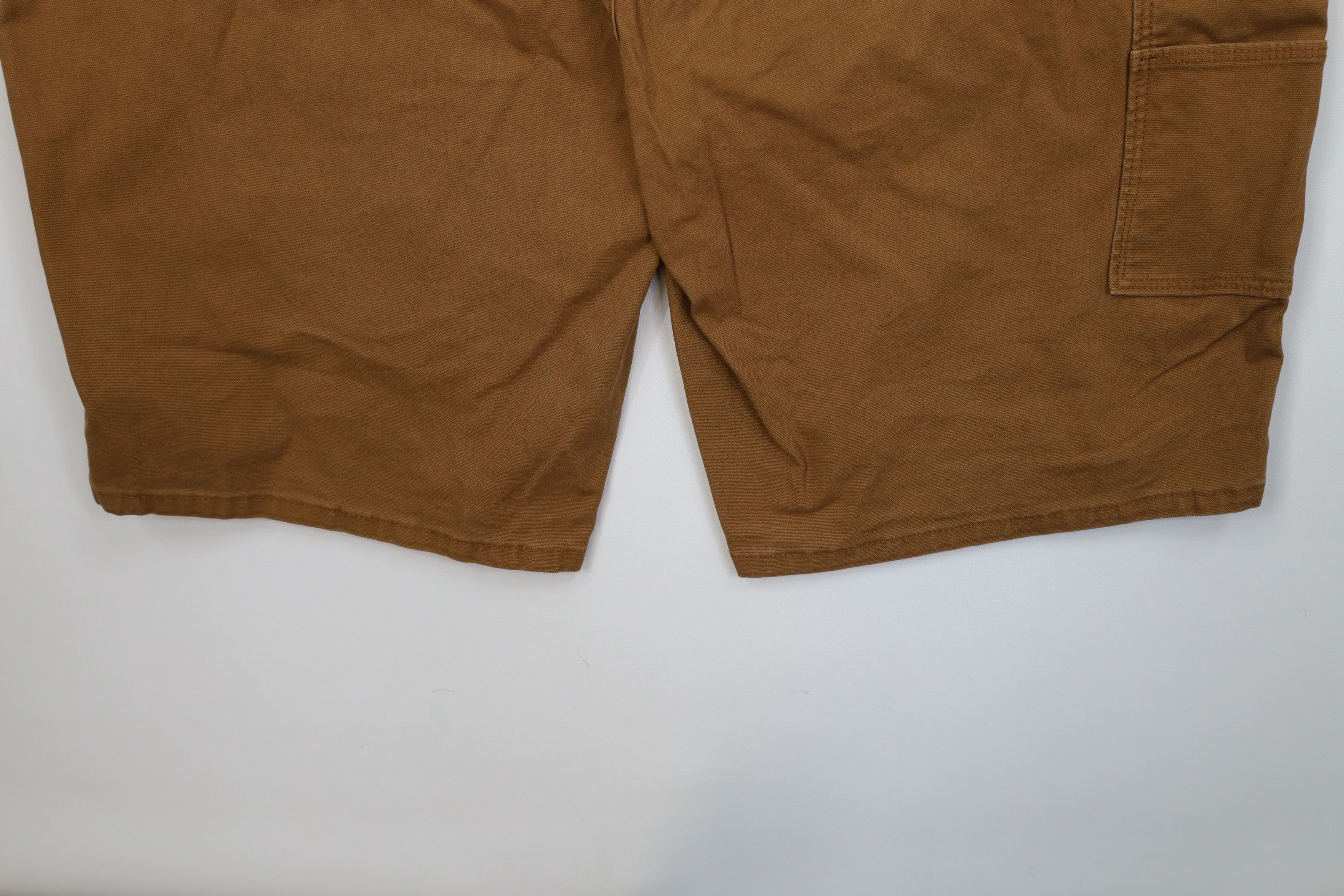 Dickies Vintage Y2K Dickies Canvas Dungaree Shorts Duck Brown Size US 42 / EU 58 - 11 Thumbnail