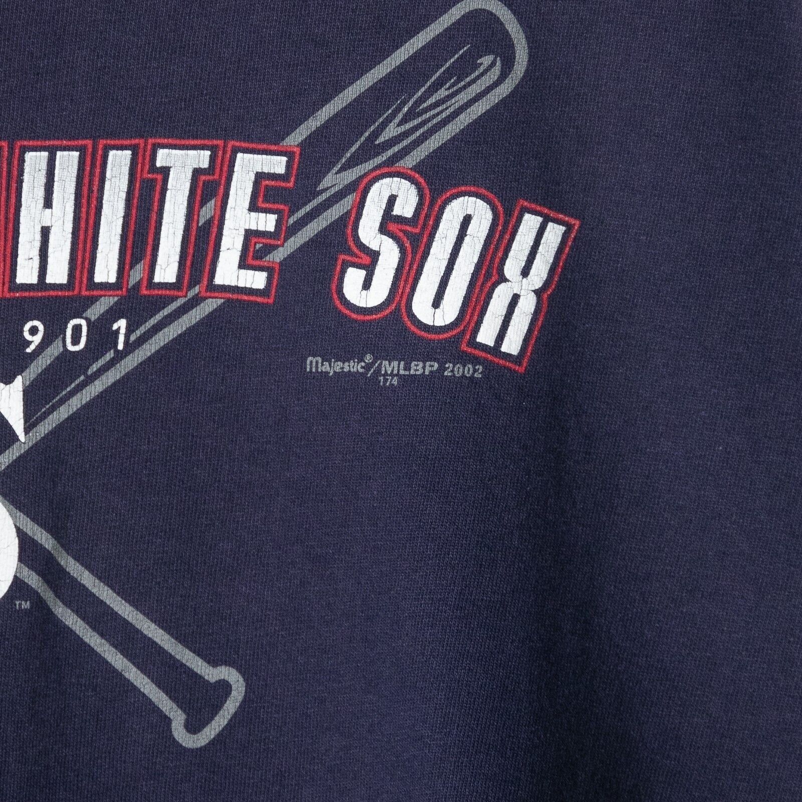 Vintage Vintage Chicago White Sox T Shirt L - Long Sleeve Distressed Size US L / EU 52-54 / 3 - 3 Thumbnail