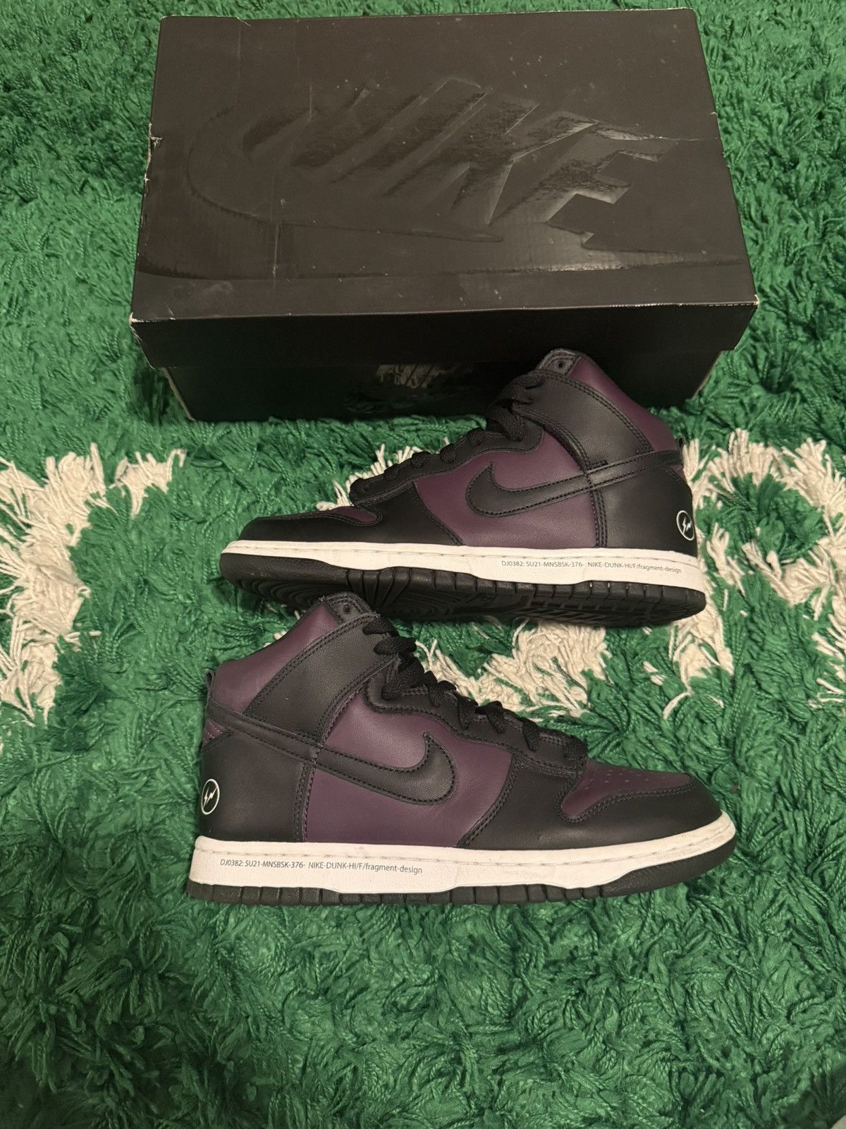 Fragment Design × Nike NIKE DUNK HIGH FRAGMENT BEIJING Size US 7.5 / EU 40-41 - 1 Thumbnail