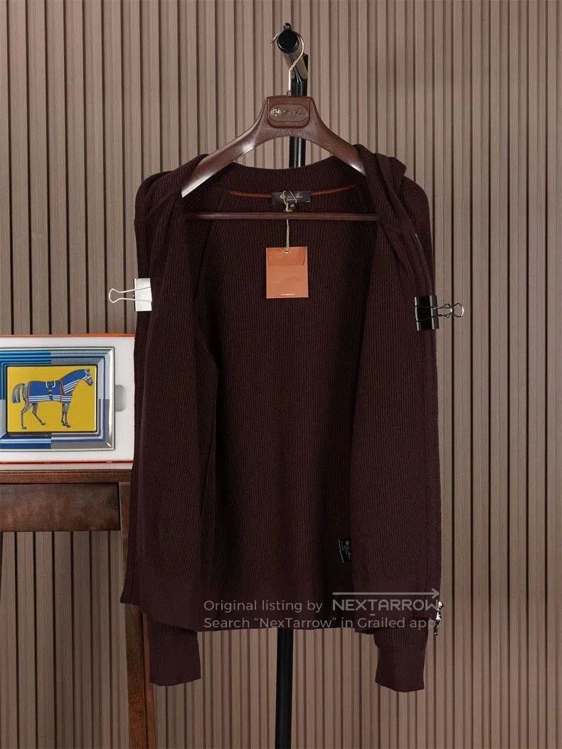 Loro Piana Men's Thick Cashmere Hooded Jacket. Size US S / EU 44-46 / 1 - 2 Thumbnail