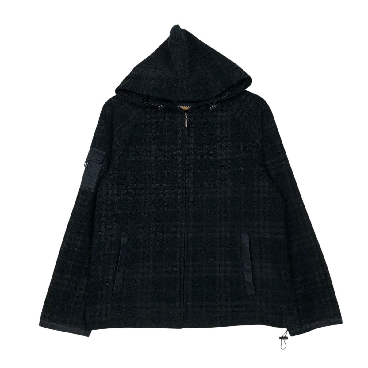 🔥VINTAGE BOMBER JACKET BURBERRY GOLF TARTAN DESIGN