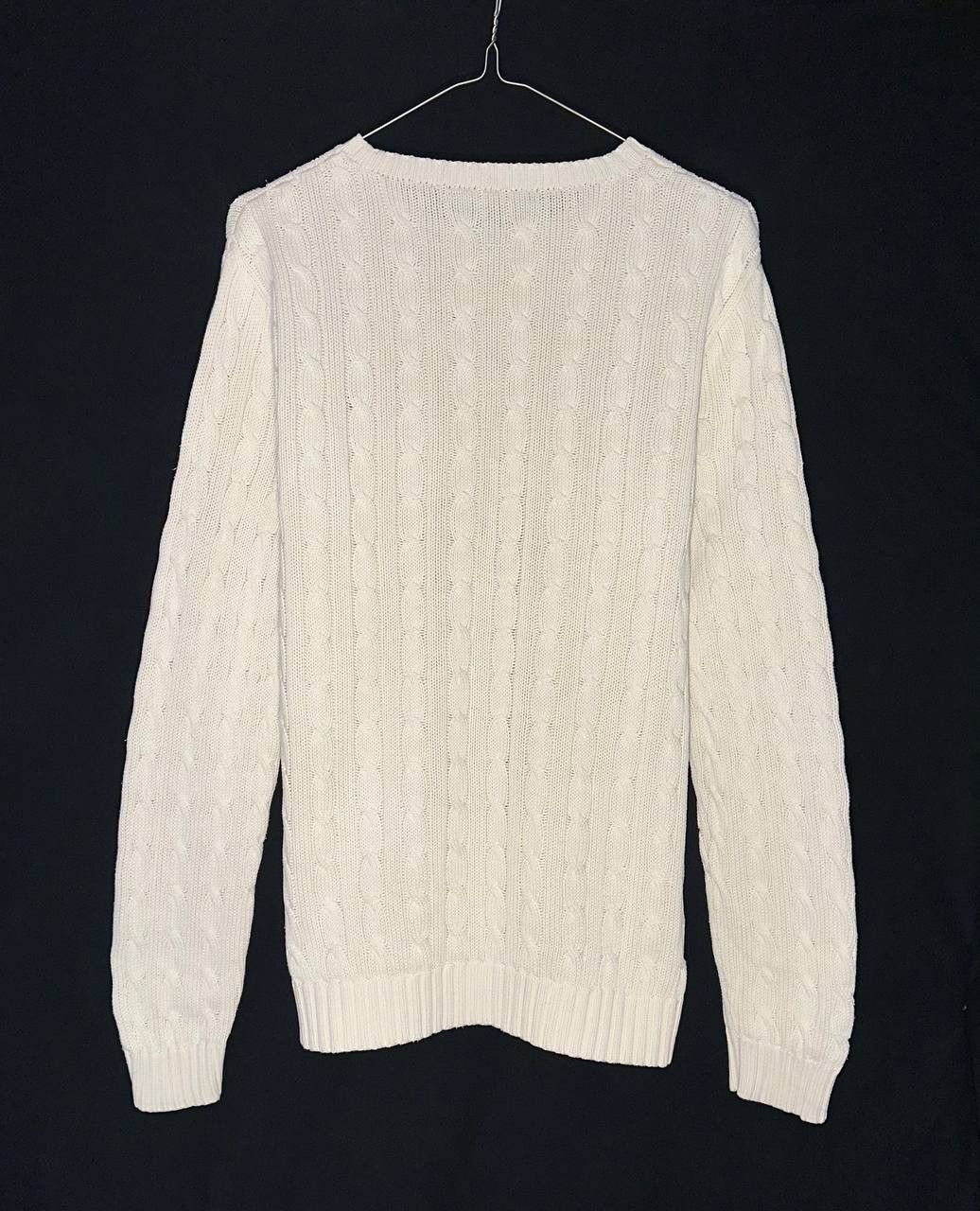 Polo Ralph Lauren × Ralph Lauren Polo Ralph Lauren Sweater Cable-Knit Pullover Preppy classic Size XL / US 12-14 / IT 48-50 - 7 Thumbnail