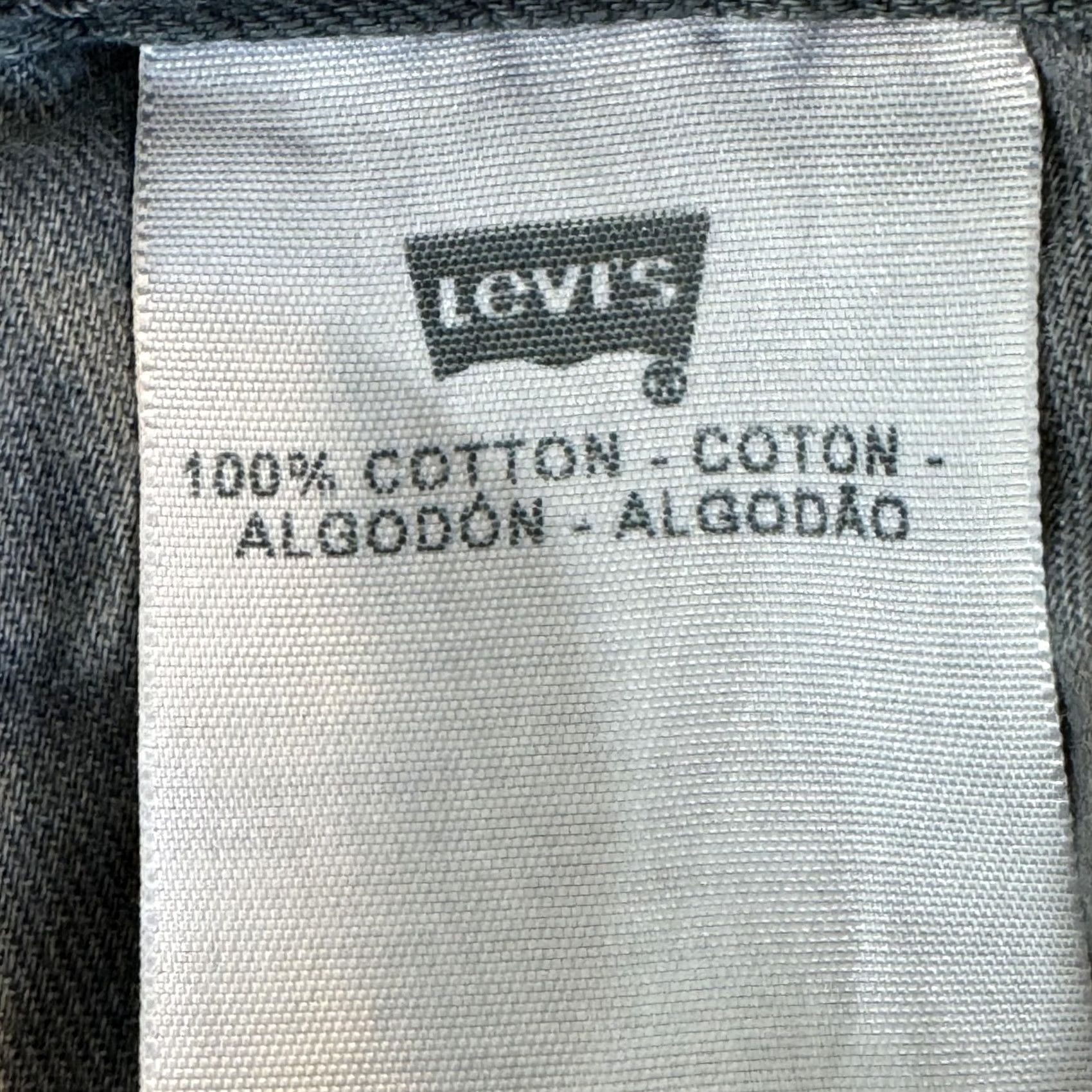 Levi's VINTAGE Levi’s 514 Jeans Mens 38x30 Gray Green Denim Straight Leg Mid Rise 100% Cotton Size US 38 / EU 54 - 4 Thumbnail