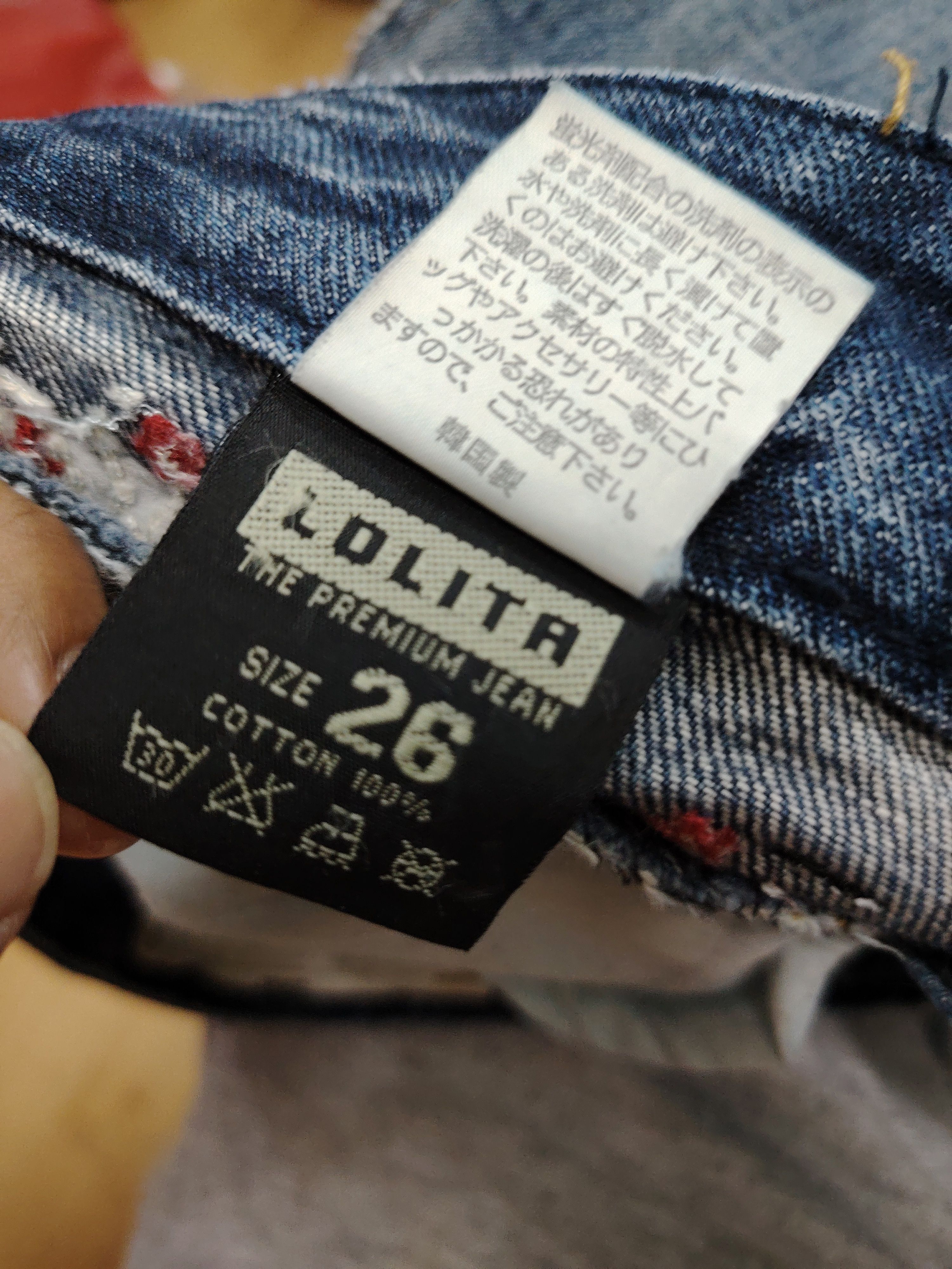 Japanese Brand 💥BEST OFFER 💥VINTAGE LOLITA BY CONCERT CLUB BOOTCUT DENIM Size 30" / US 8 / IT 44 - 13 Thumbnail