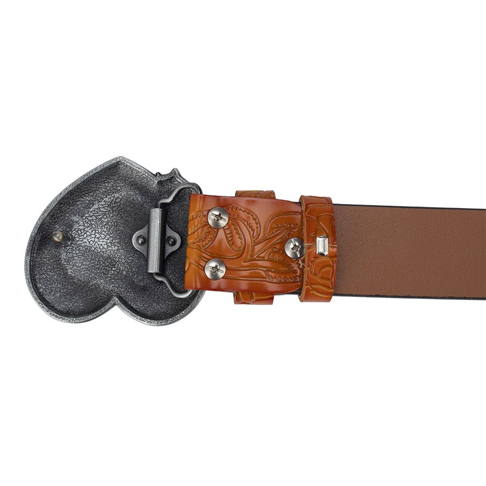 Designer New Design Vintage Belt Riveted Belts Menswear Accessories Size ONE SIZE - 2 Thumbnail