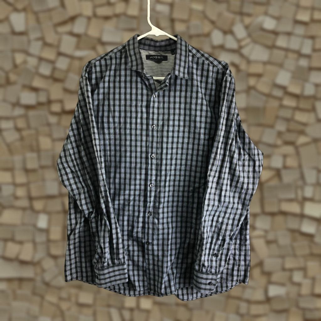 Vintage **Axist Mens Blue XL Striped Long Sleeve Spread Collar Shirt** User: **Axist Mens Blue XL Striped Long Sleeve Spread Collar Shirt** Size US XL / EU 56 / 4 - 1 Thumbnail