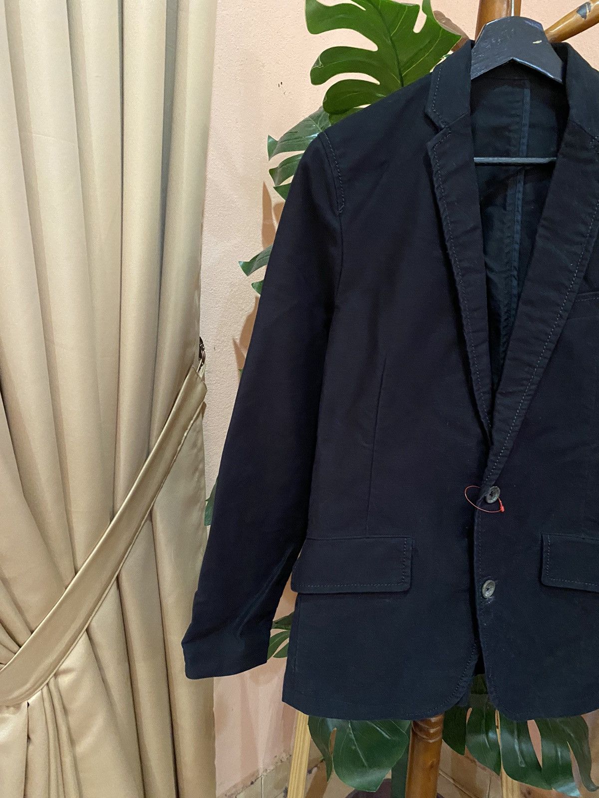 American Rag SEO Title: American Rag Cie Black Cotton Blazer Size US S / EU 44-46 / 1 - 7 Thumbnail