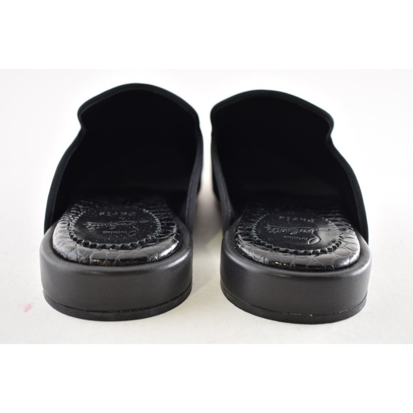 Christian Louboutin Christian Louboutin Navy Coolito Velvet Backless Loafer Size US 9 / EU 42 - 13 Thumbnail