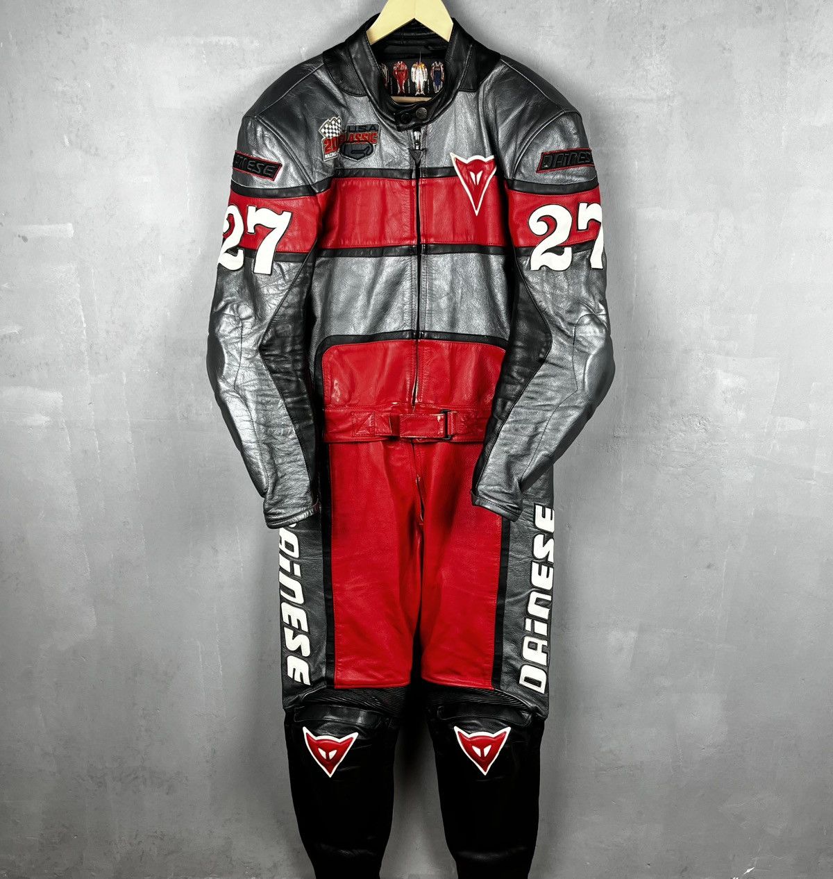 Dainese Dainese 27 leather suit racing jacket pants size 52 Size US L / EU 52-54 / 3 - 2 Thumbnail