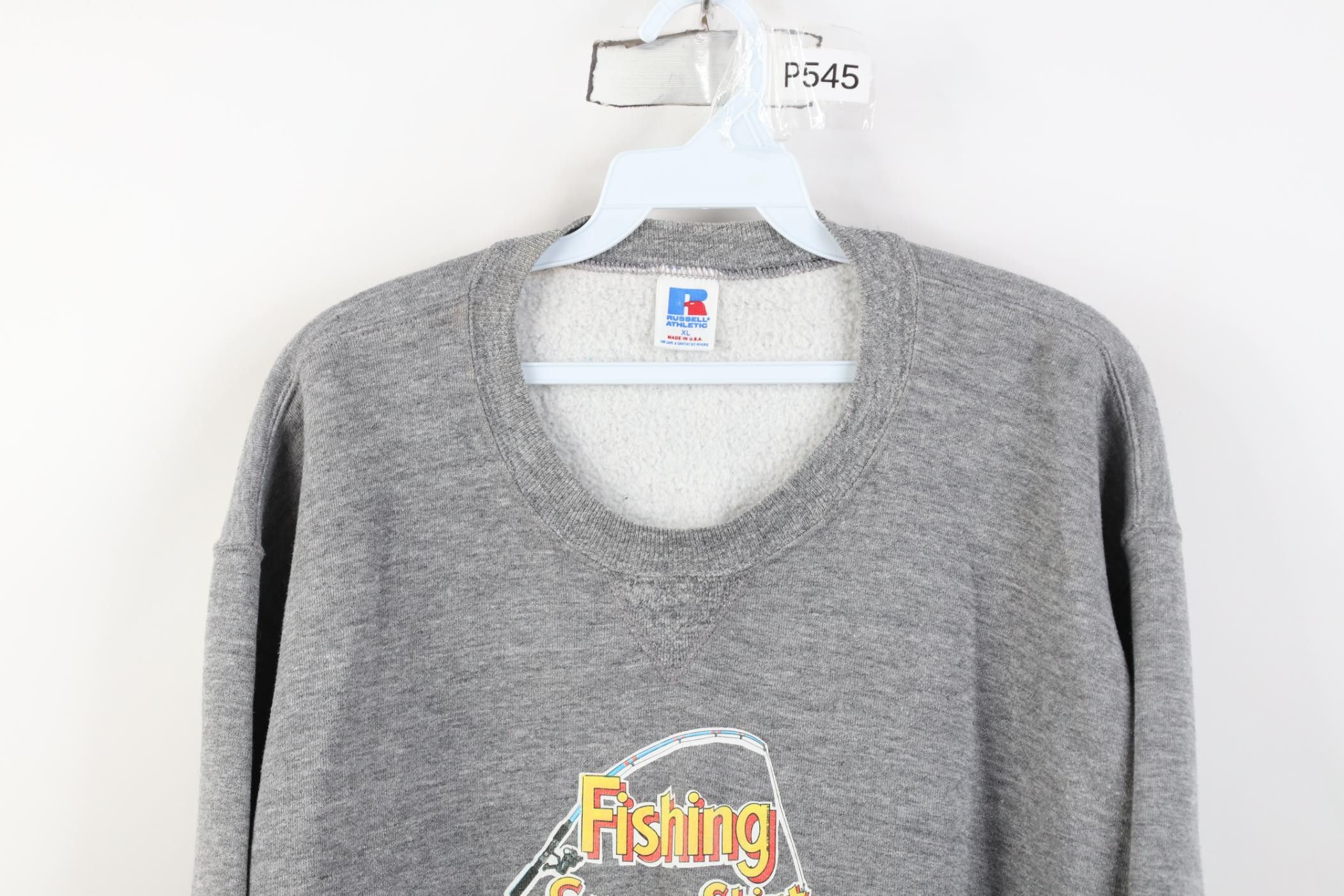 Russell Athletic Vintage 80s Russell Athletic Excuse Crewneck Sweatshirt USA Size US XL / EU 56 / 4 - 2 Thumbnail