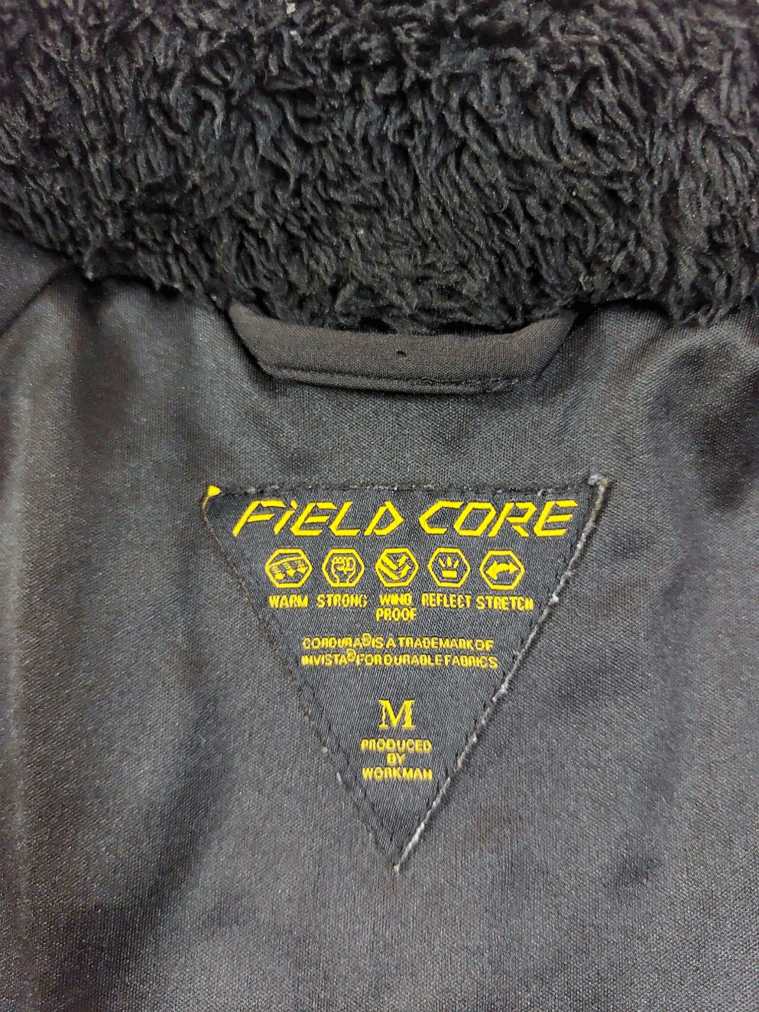 Designer Fieldcore Black Sherpa Fleece Cordura Fabrics Jacket Size US M / EU 48-50 / 2 - 15 Thumbnail