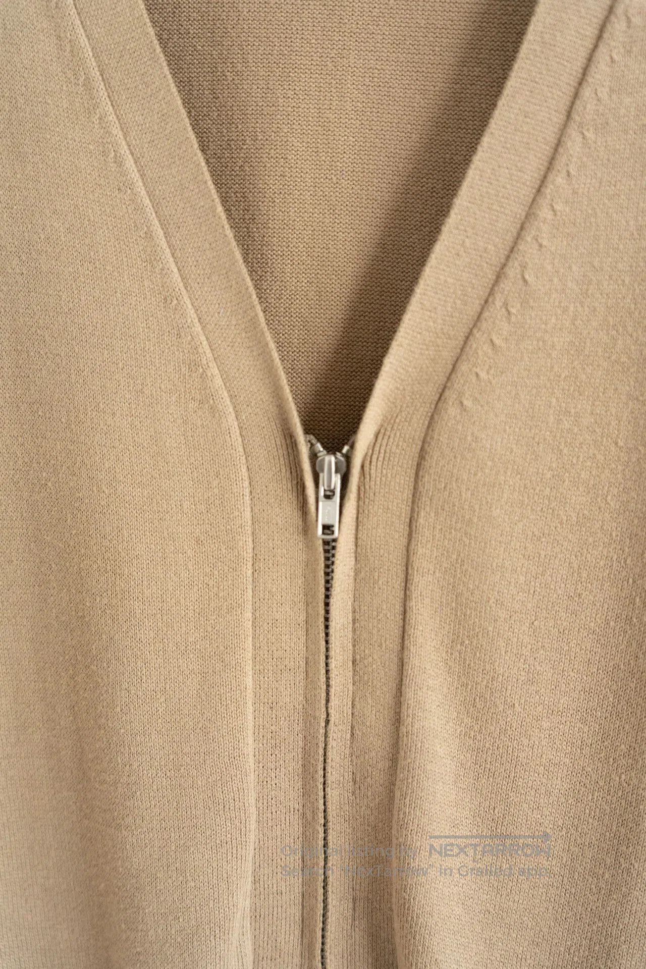 Yohji Yamamoto beige zip. Size US M / EU 48-50 / 2 - 3 Thumbnail