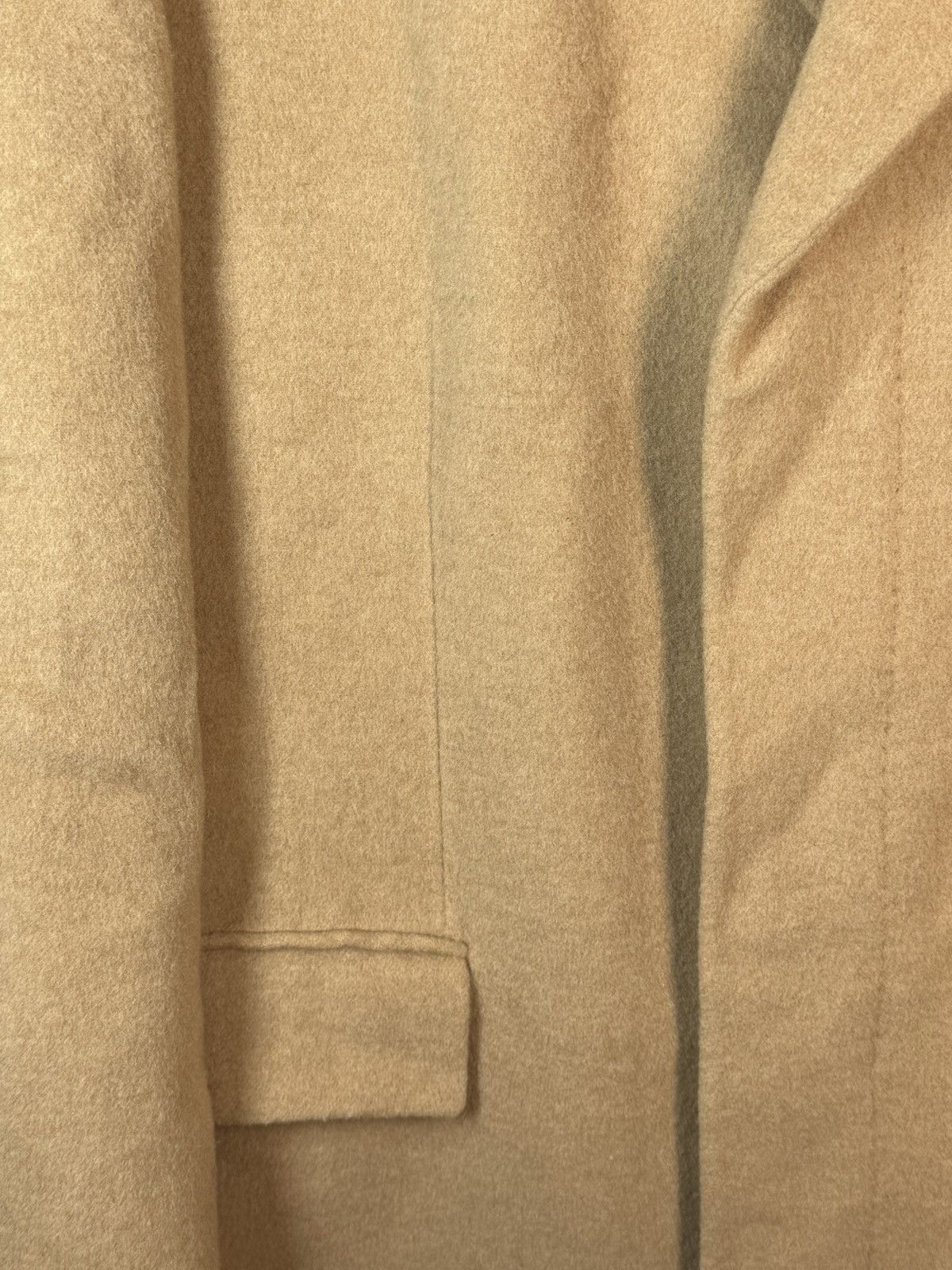 Yves Saint Laurent Camel Wool YSL Coat Soft Heavy Soft Long Beige Size US L / EU 52-54 / 3 - 19 Thumbnail