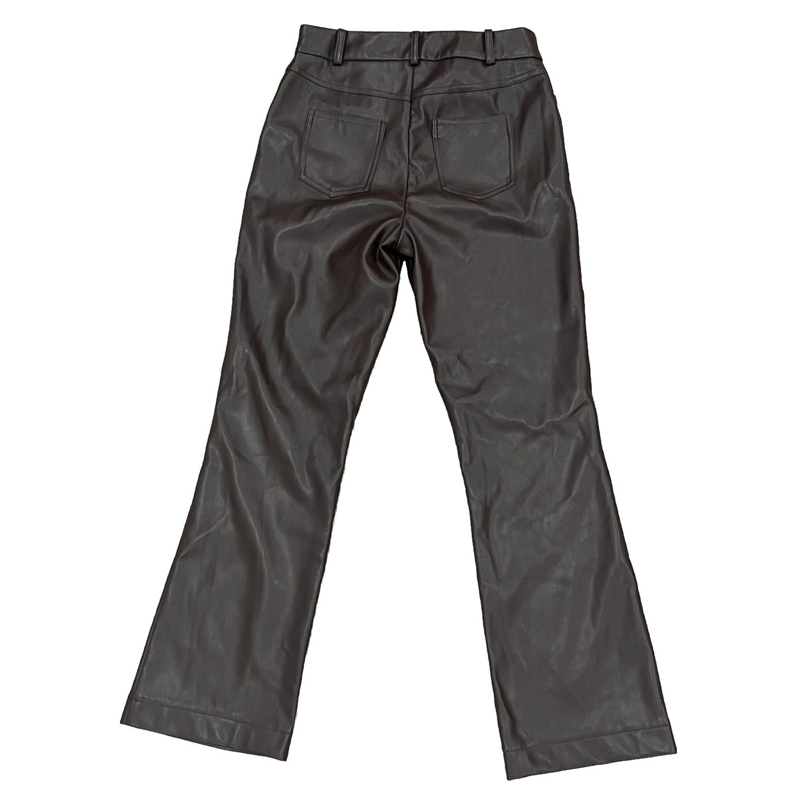 Leather Greylin Vegan Leather Brown Pants Women’s Streetwear City Size 28" / US 6 / IT 42 - 3 Thumbnail