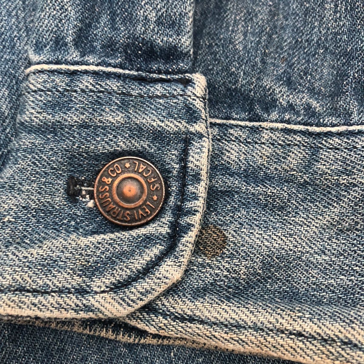 Levi's × Vintage Vintage 70’s Levi’s Button Front Denim Shirt Heavy Size US M / EU 48-50 / 2 - 6 Thumbnail