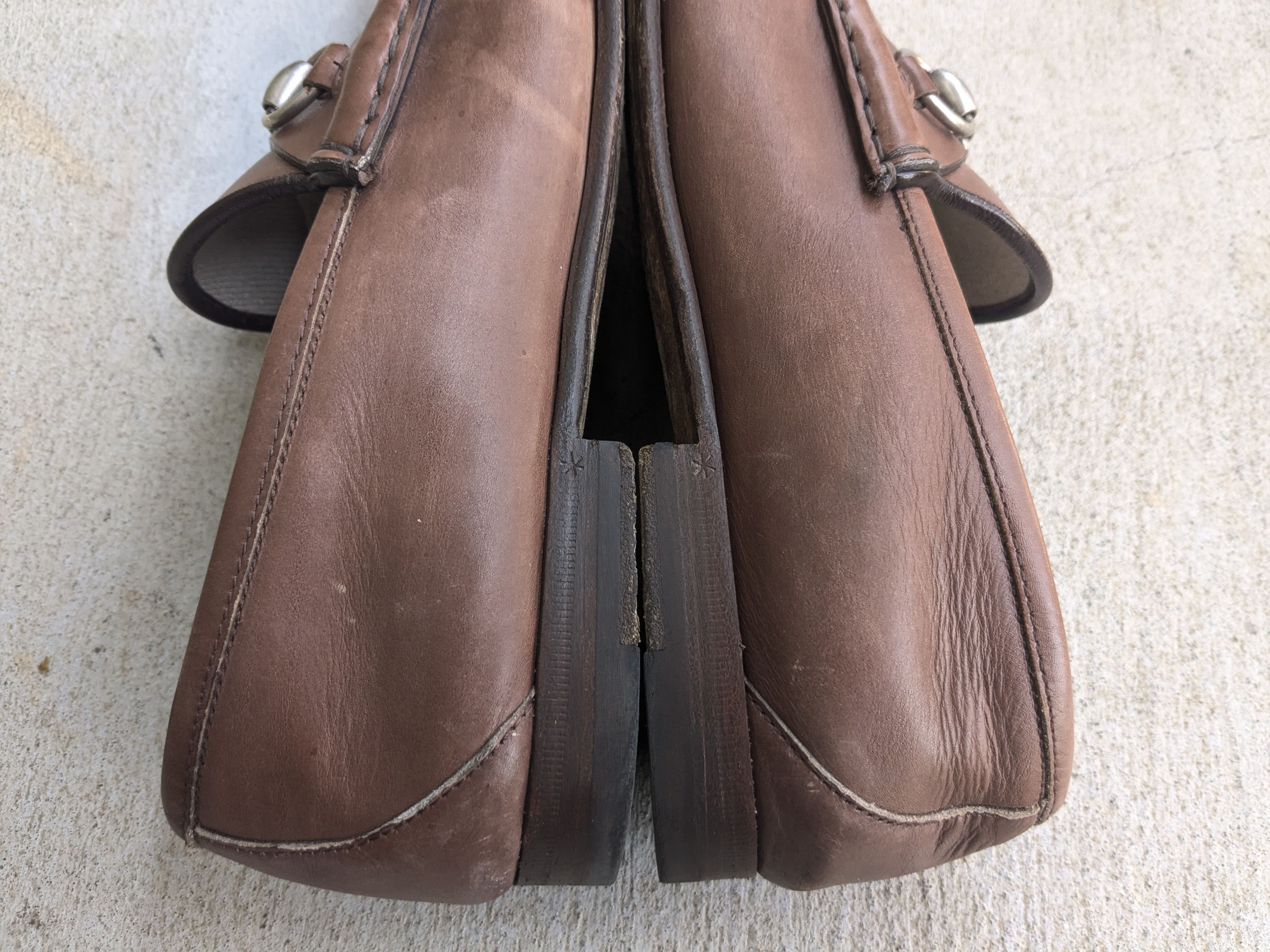 Gucci × Tom Ford Gucci Horsebit Loafers Brown 8.5 Rubber Leather Size US 8.5 / EU 41-42 - 9 Thumbnail