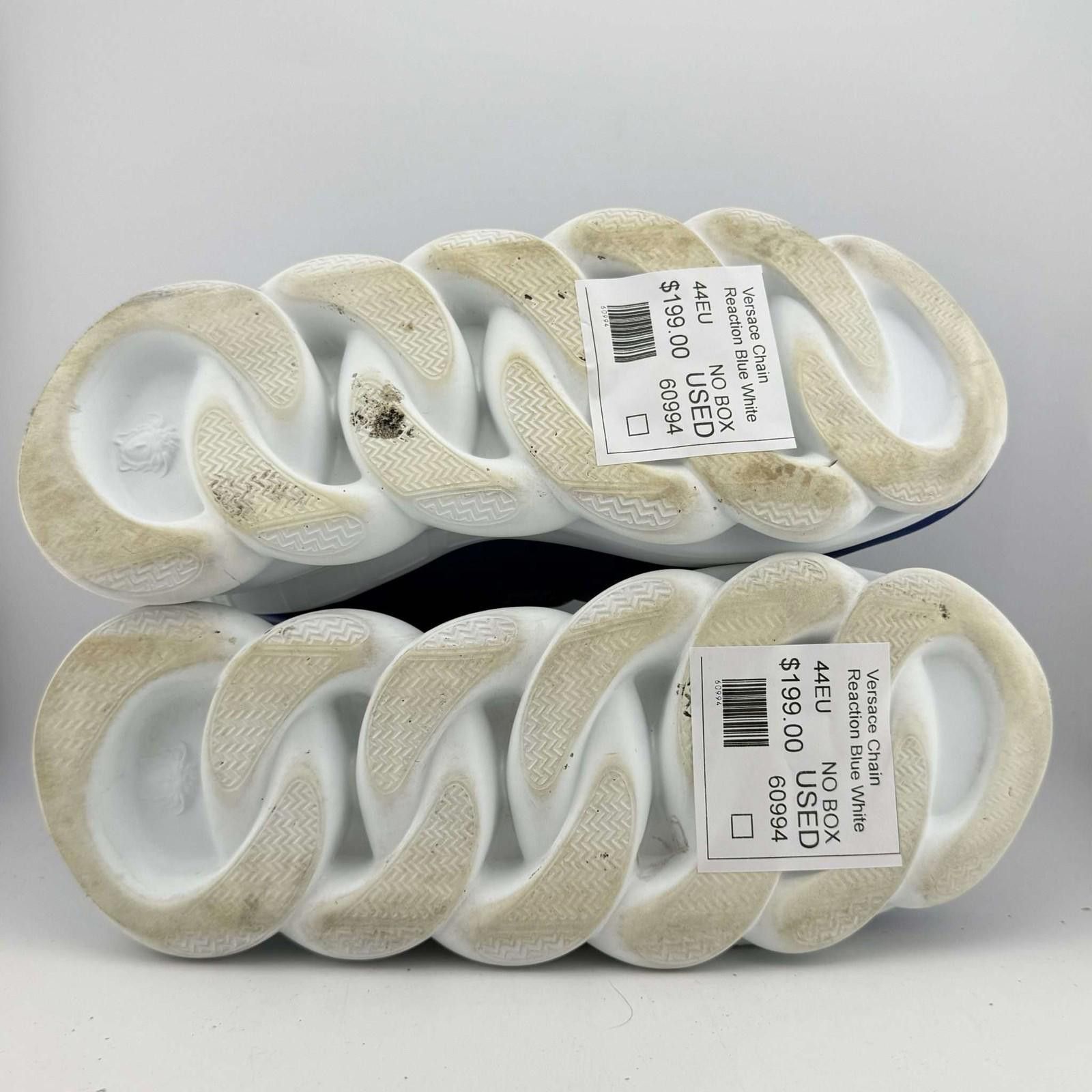 Versace Versace Chain Reaction Blue White 44EU Used No Box Size US 11 / EU 44 - 6 Thumbnail