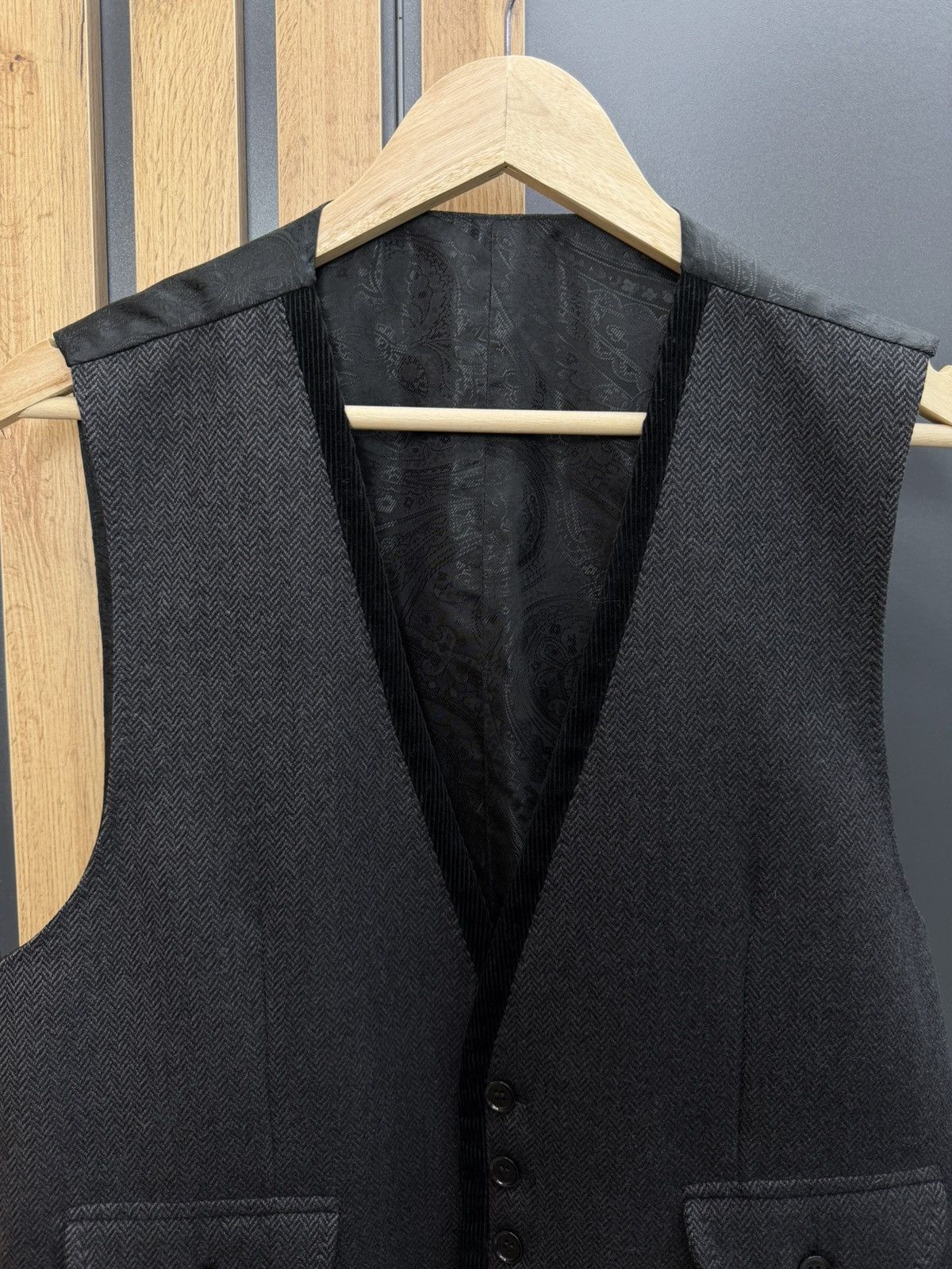 Dolce & Gabbana Dolce & Gabbana Wool Waistcoat Size 52 Size US L / EU 52-54 / 3 - 4 Thumbnail