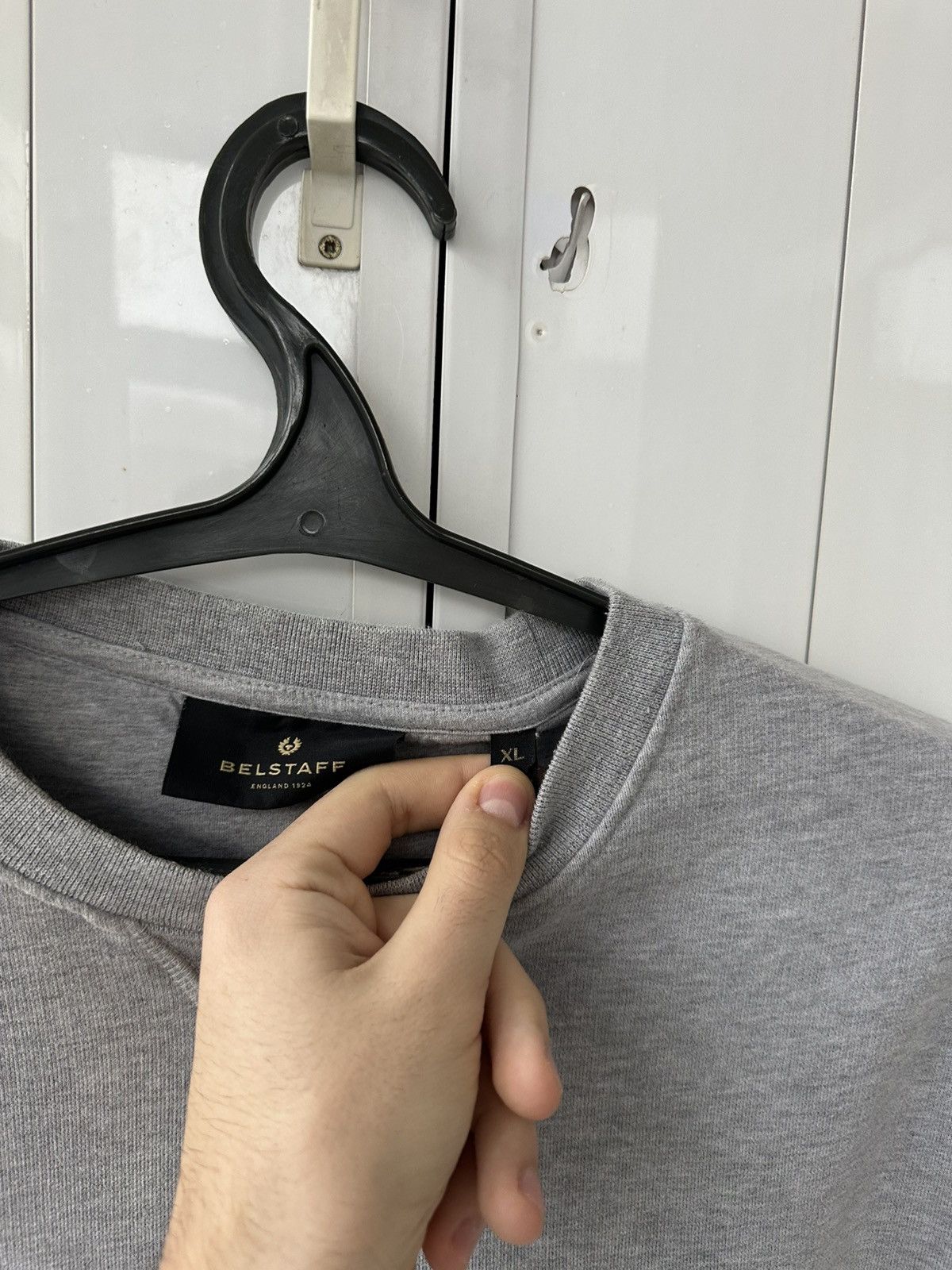 Belstaff Belstaff England 1924 Grey Sweatshirt Logo Size US XL / EU 56 / 4 - 10 Thumbnail