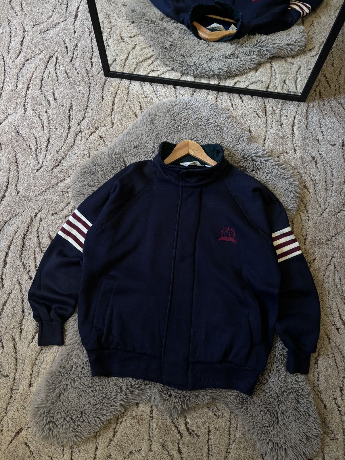 Christian Dior Monsieur × Vintage Christian Dior Monsieur Vintage Blue zip sweater Size US M / EU 48-50 / 2 - 1 Thumbnail