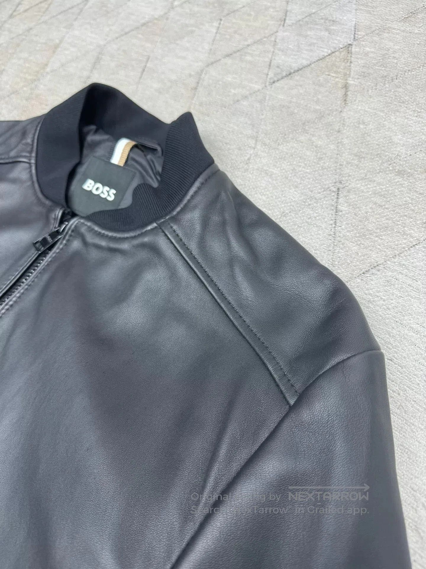 Hugo Boss Boss Black Label Sheepskin Baseball Jacket. Size US L / EU 52-54 / 3 - 8 Thumbnail