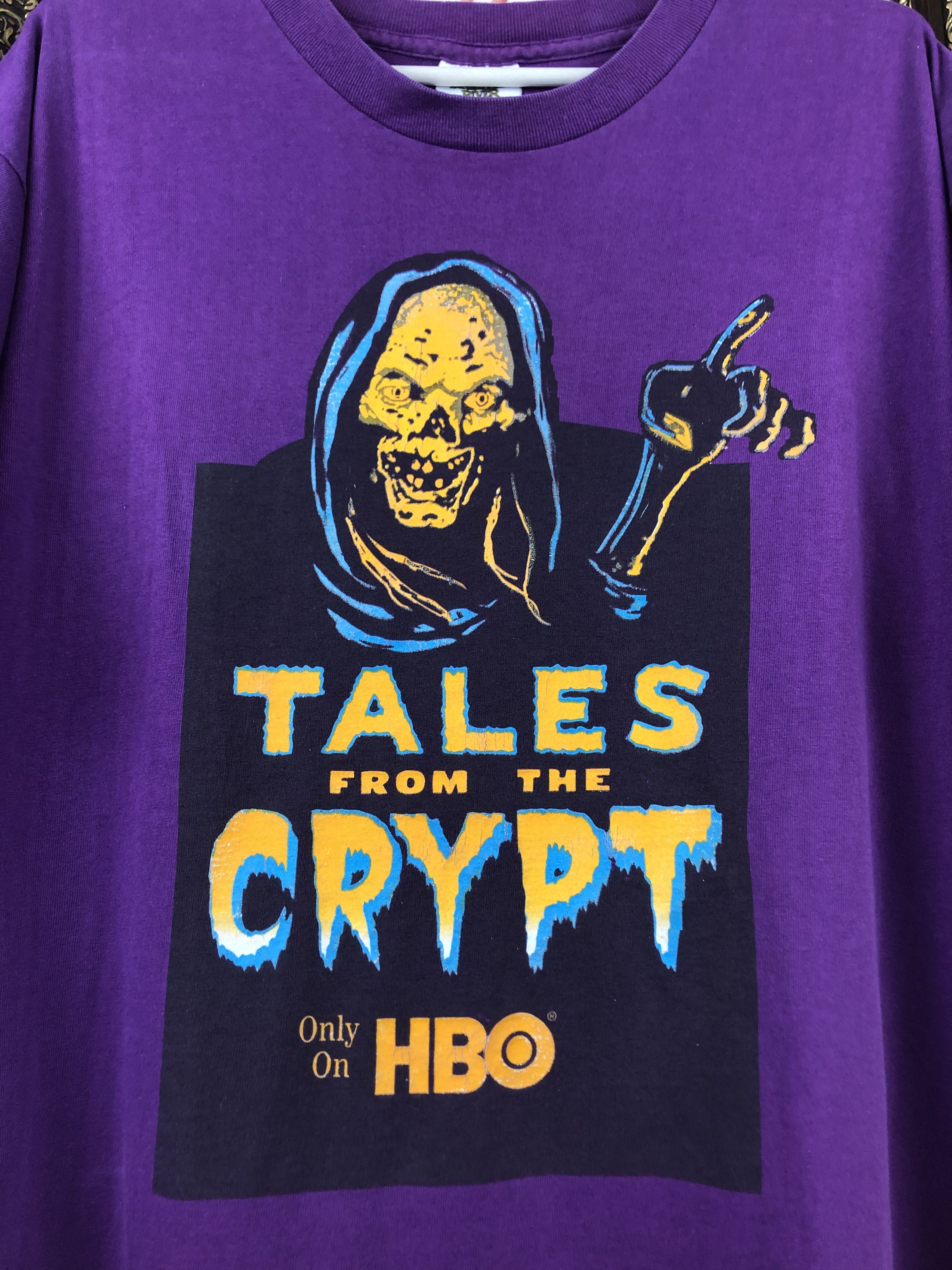 Vintage Vintage Tales From The Crypt Promo Shirt HBO Crypt Keeper Size US XL / EU 56 / 4 - 5 Thumbnail