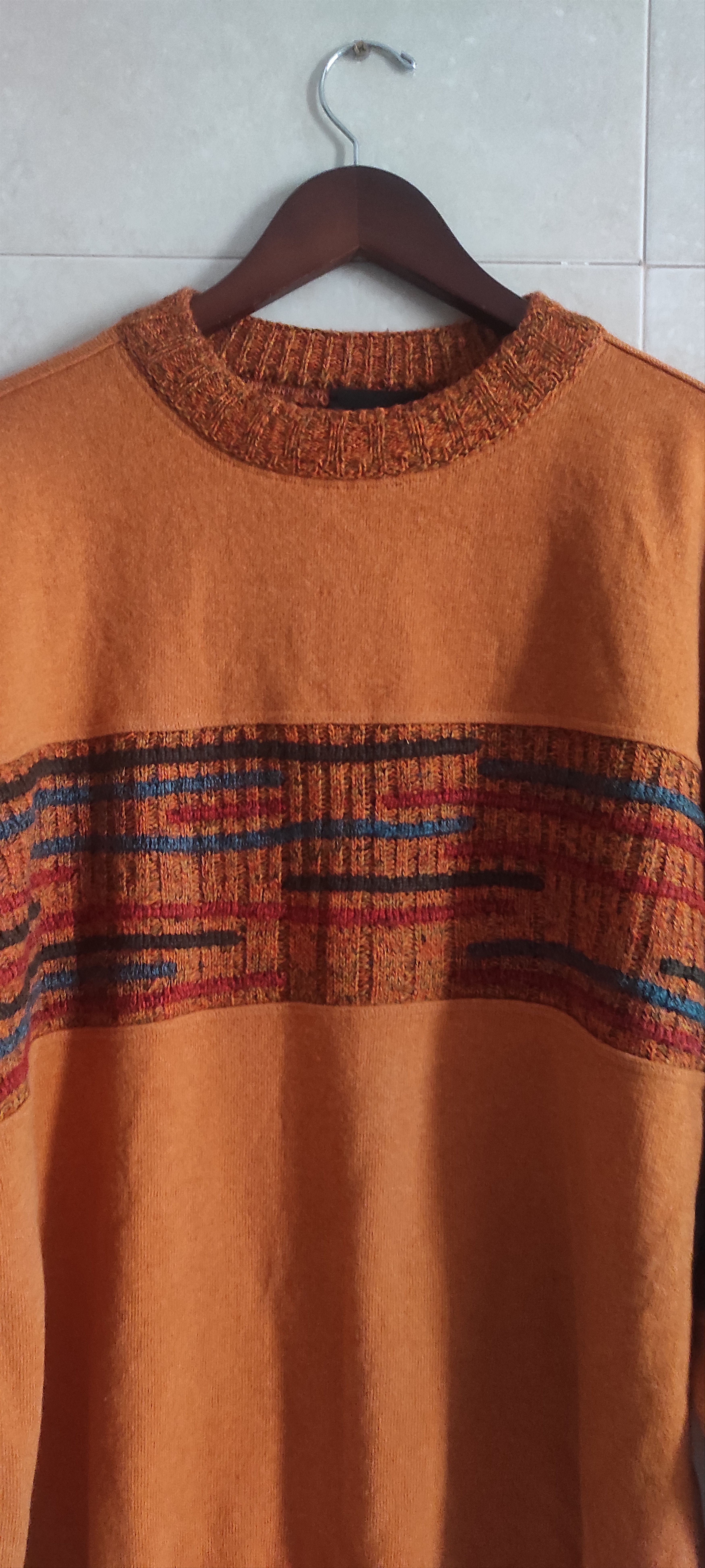 Carlo Colucci Carlo Colucci Sweater Multicolor Striped Knit Pullover 90s Size US XL / EU 56 / 4 - 9 Thumbnail