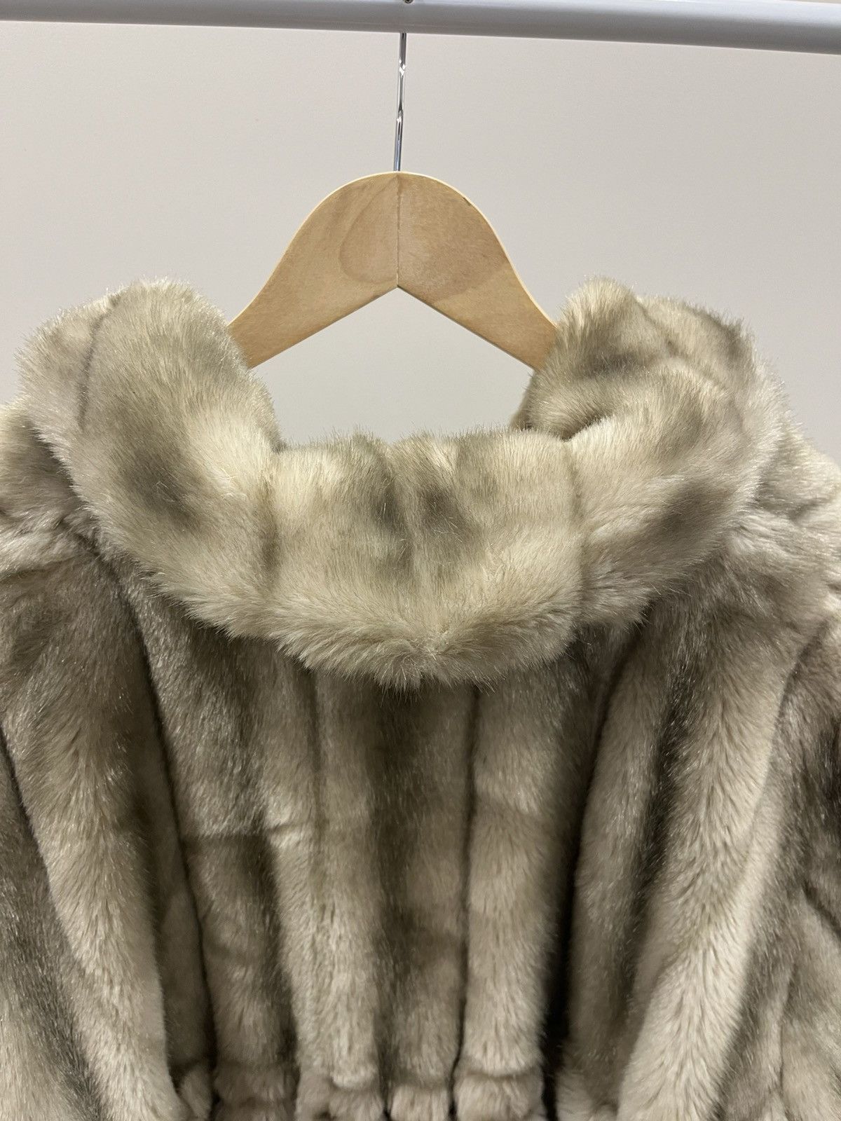 Japanese Brand Vintage Faux Fur Coat Made in France Size L / US 10 / IT 46 - 7 Thumbnail