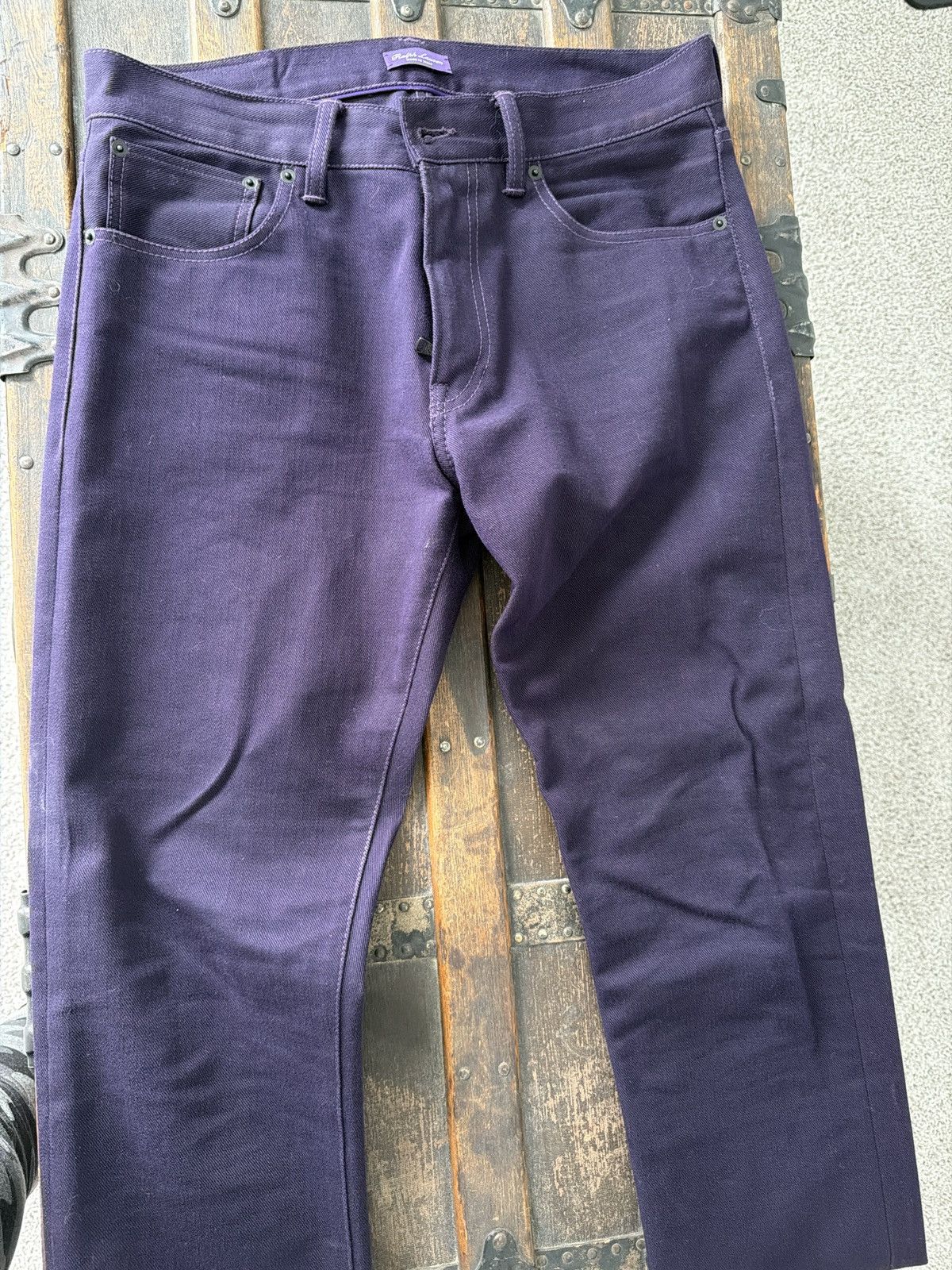 Ralph Lauren Purple Label Ralph Lauren Purple Label Purple Denim Jeans Size US 32 / EU 48 - 2 Thumbnail