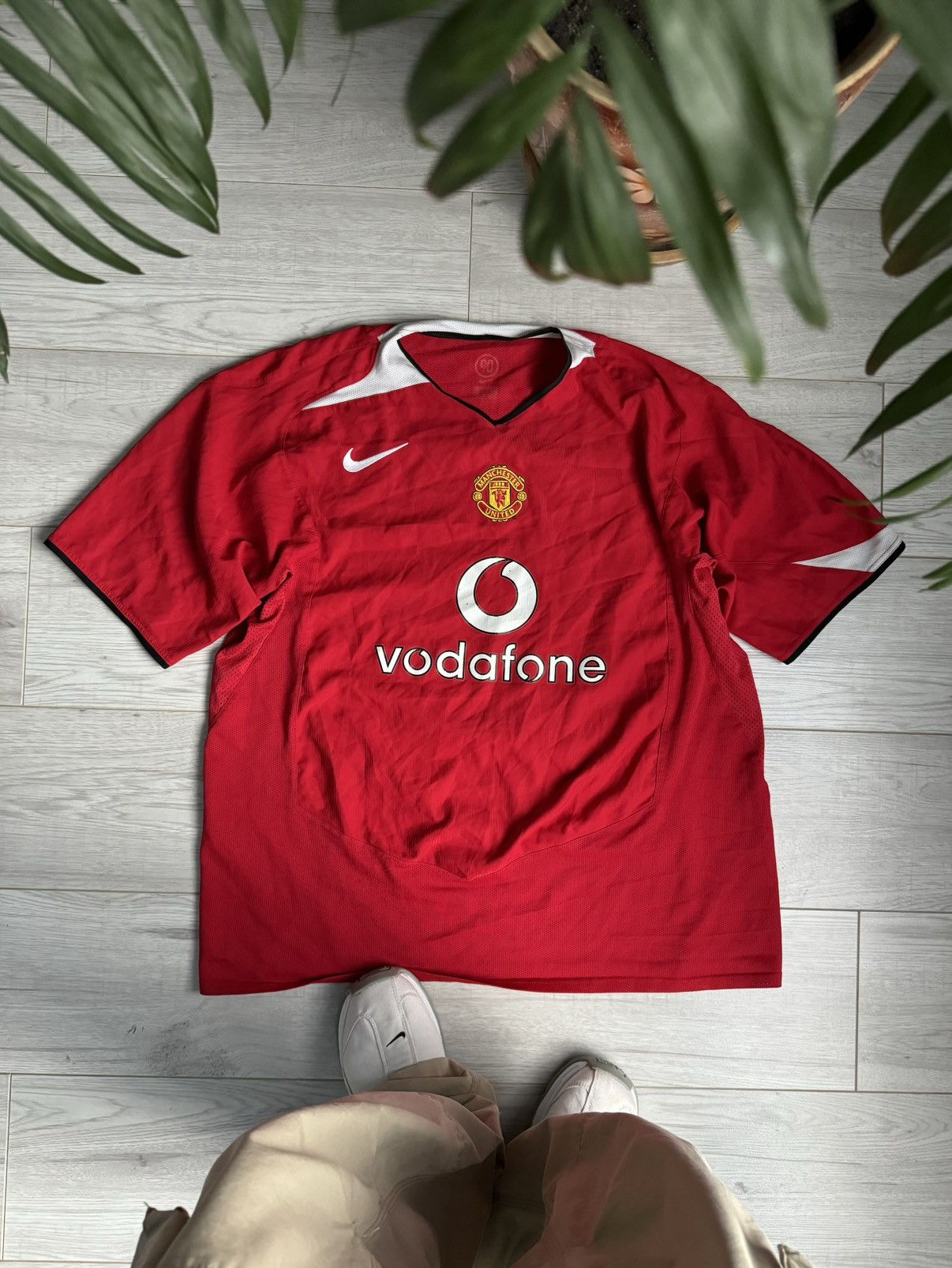 Nike × Vintage Vintage Nike Manchester United Soccer Jersey Shirt 2004 kit Size US L / EU 52-54 / 3 - 1 Thumbnail