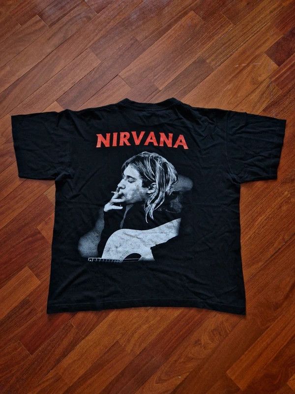 Other Kurt Cobain Vintage Tee anni '90 Nirvana T-shirt Maglietta Size US L / EU 52-54 / 3 - 4 Thumbnail